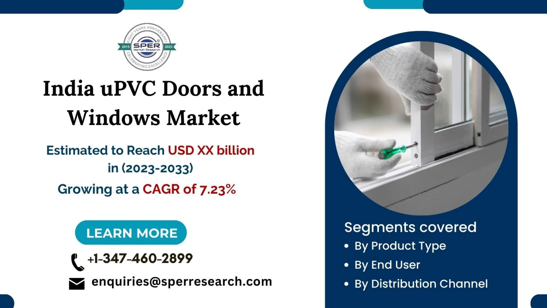 India uPVC Doors and Windows Market Trends, Revenue, Industry Share, Growth Strategy, Future Opportunities and Forecast 2033: SPER Market Research
