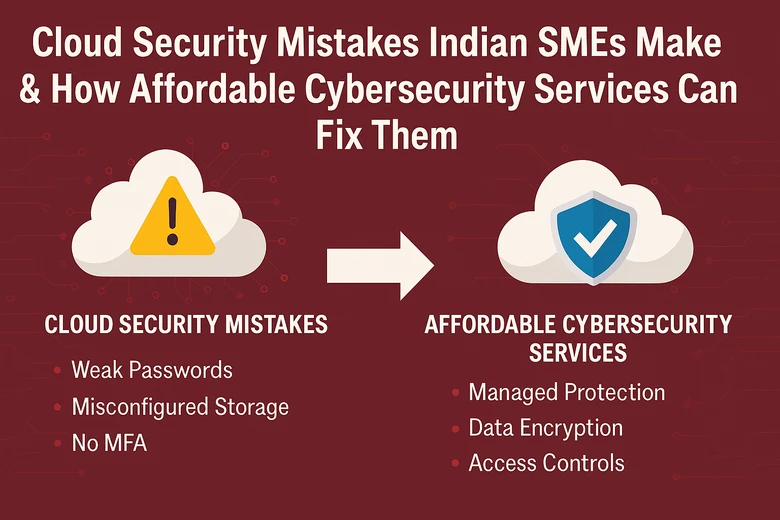 Cloud Security Mistakes Indian SMEs Make & How Affordable Cybersecurity Services Can Fix Them