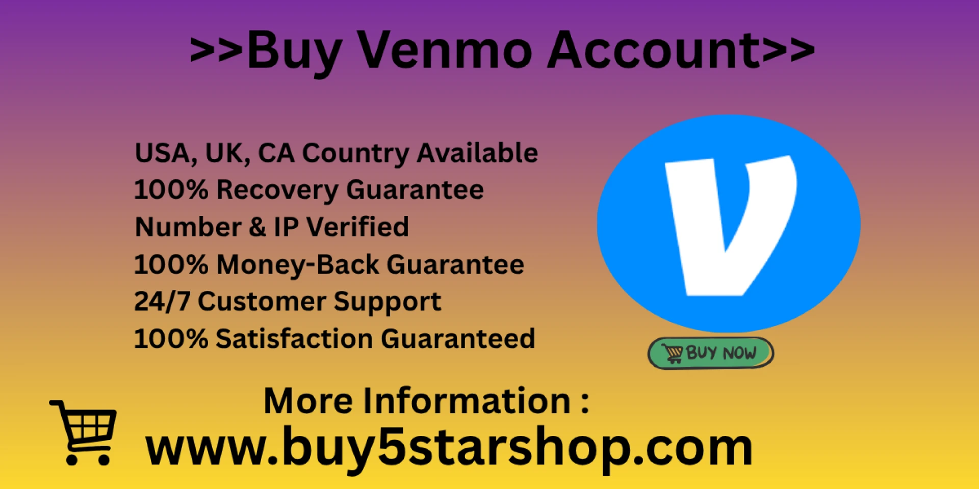 OMG! The Best BUY VENMO ACCOUNT Ever!