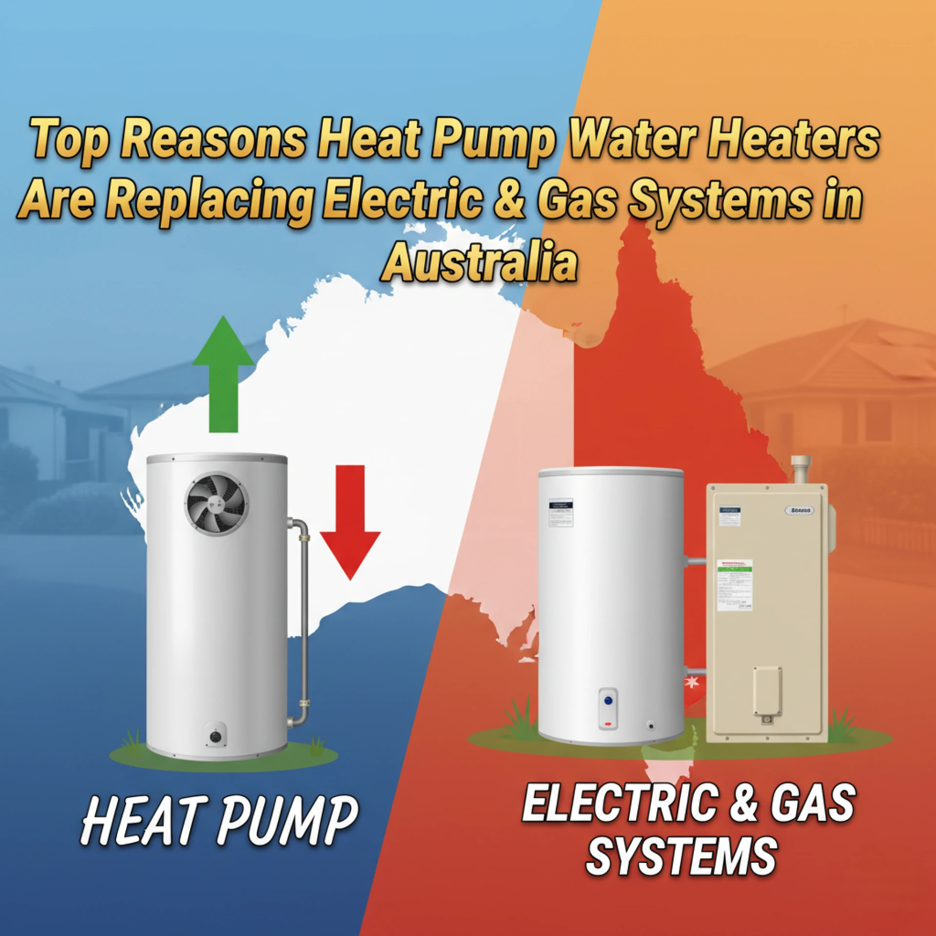 Top Reasons Heat Pump Water Heaters Are Replacing Electric & Gas Systems in Australia 