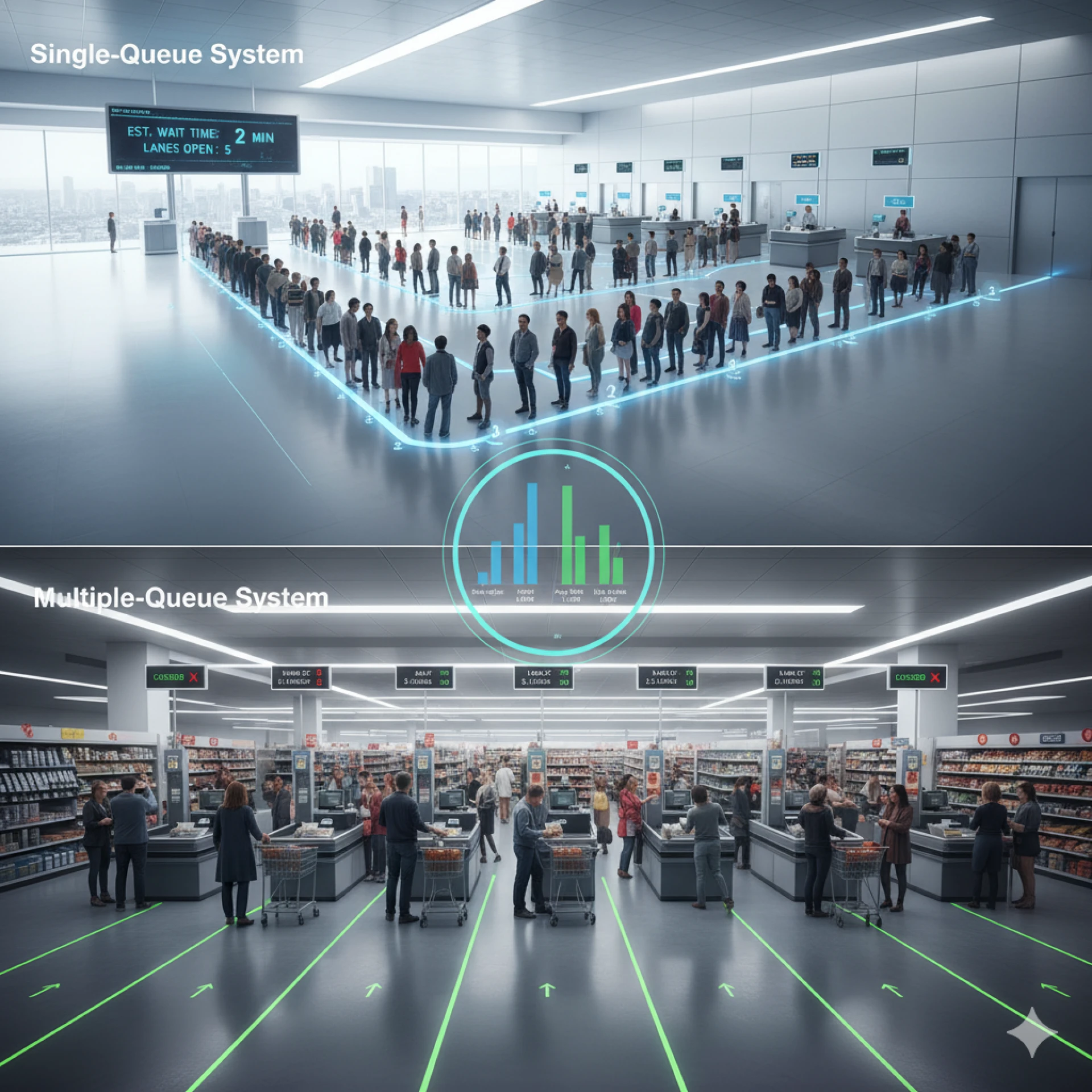 Footfall Analytics for Supermarkets: Optimizing Staff, Inventory & Checkout Efficiency