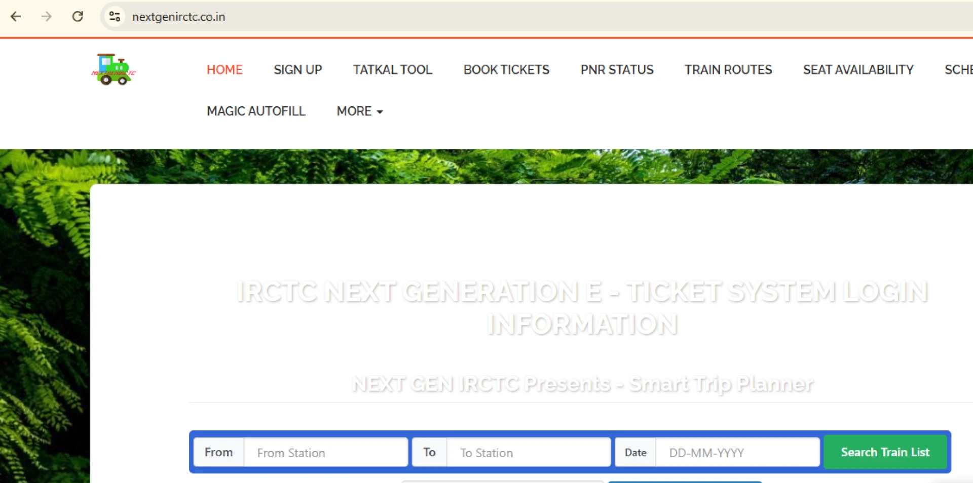 IRCTC Login Guide: How to Access the Official Portal (irctc.co.in)