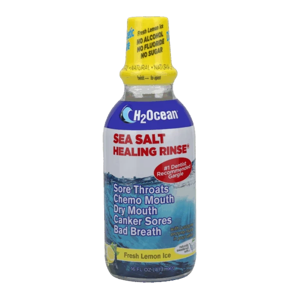 H2Ocean Healing Rinse – Arctic Ocean Mint: The #1 Natural Sea Salt Oral Rinse  