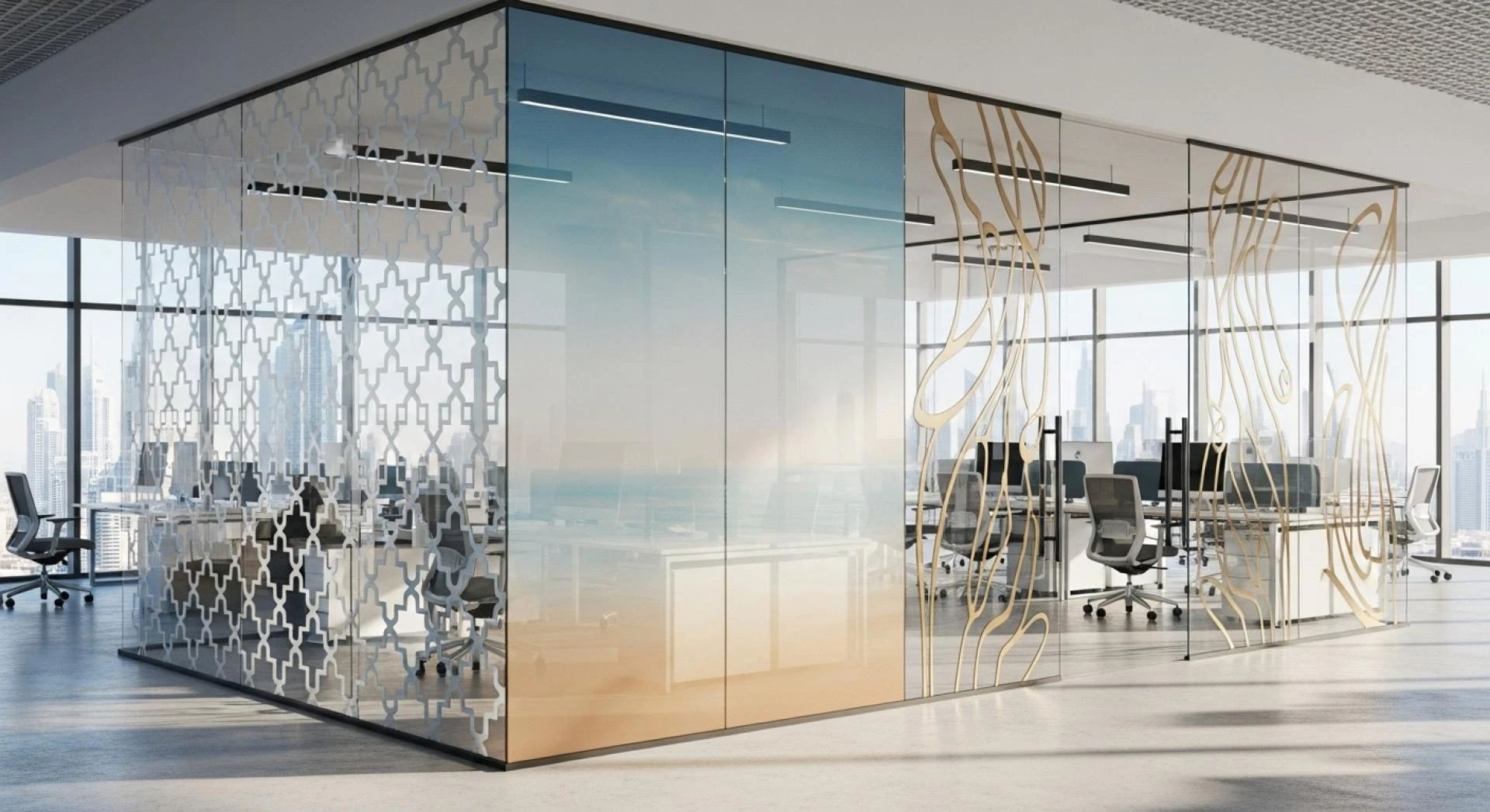 Elevate Your Workspace with Office Glass Partition Dubai
