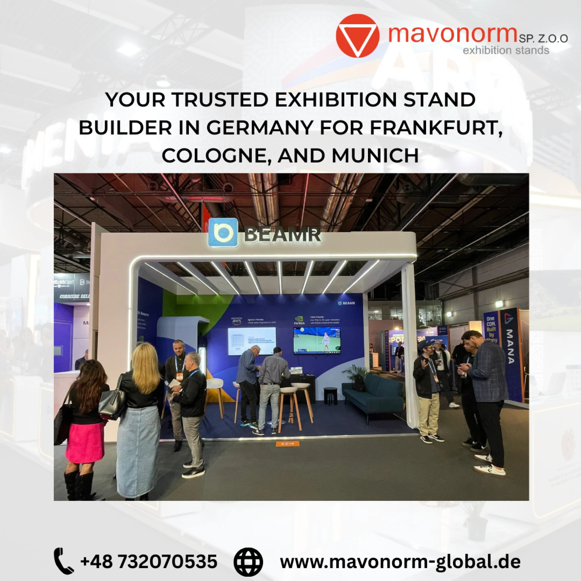 Your Trusted Exhibition Stand Builder in Germany for Frankfurt, Cologne, and Munich