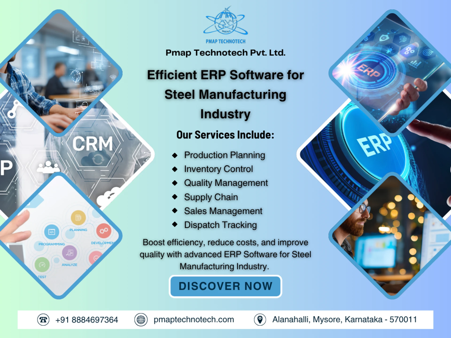 Efficient ERP Software for Steel Manufacturing Industry