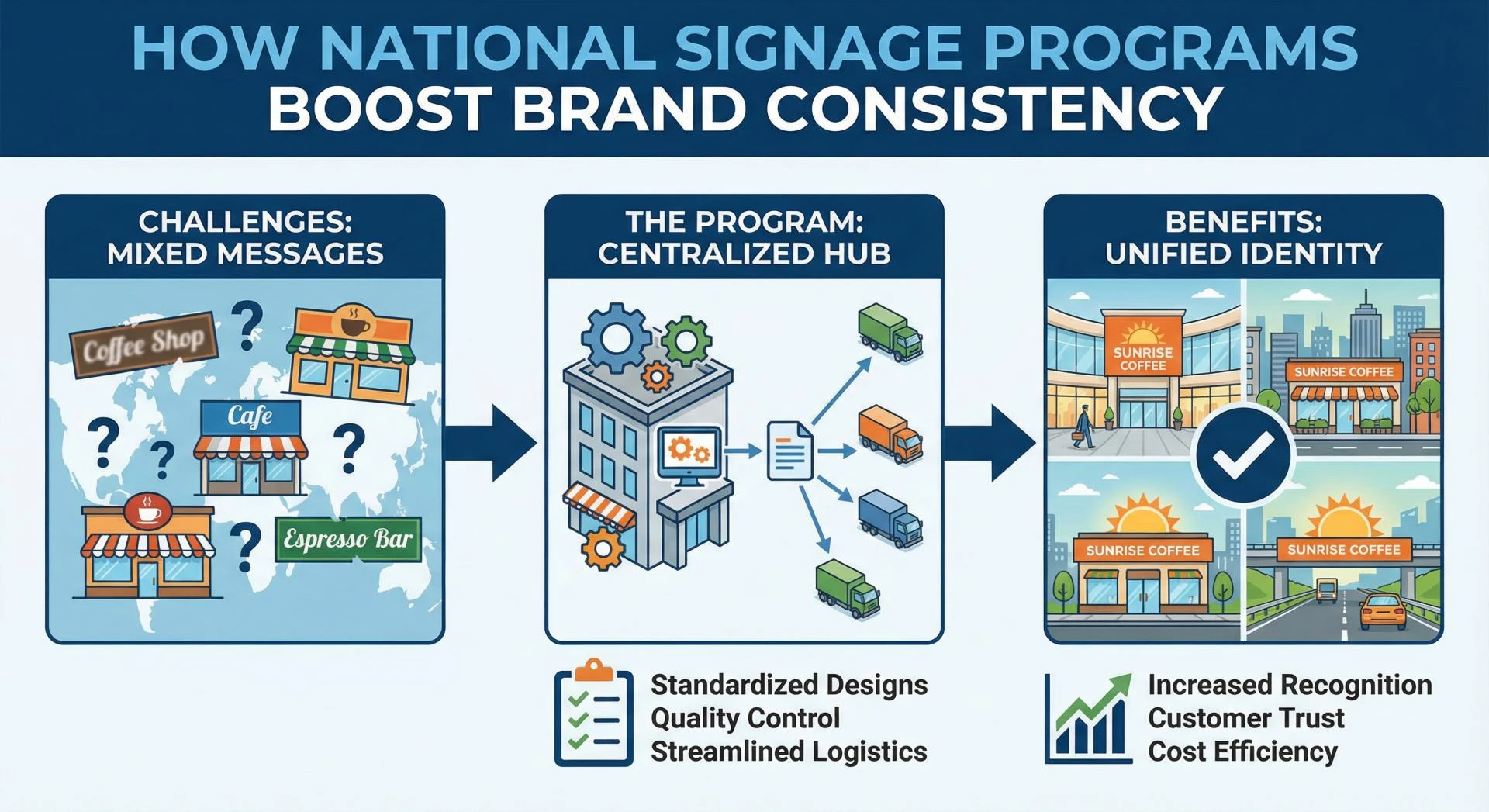 How National Signage Programs Boost Brand Consistency