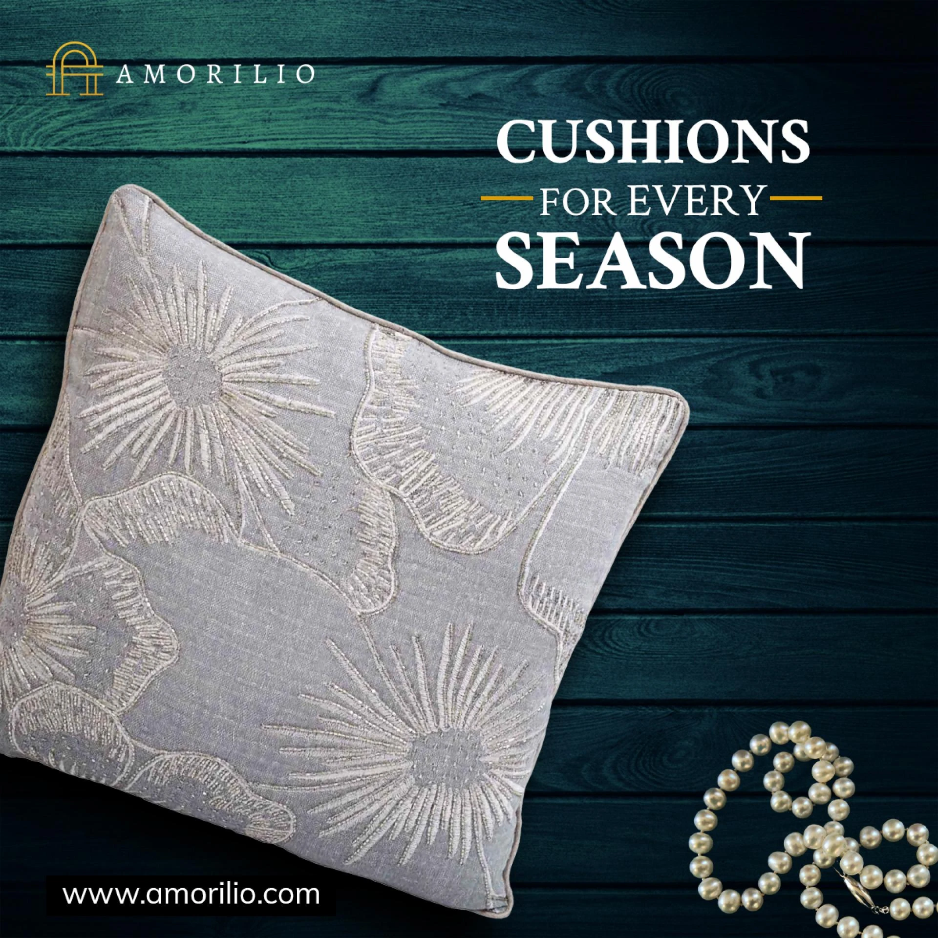 Square cushions are the perfect option