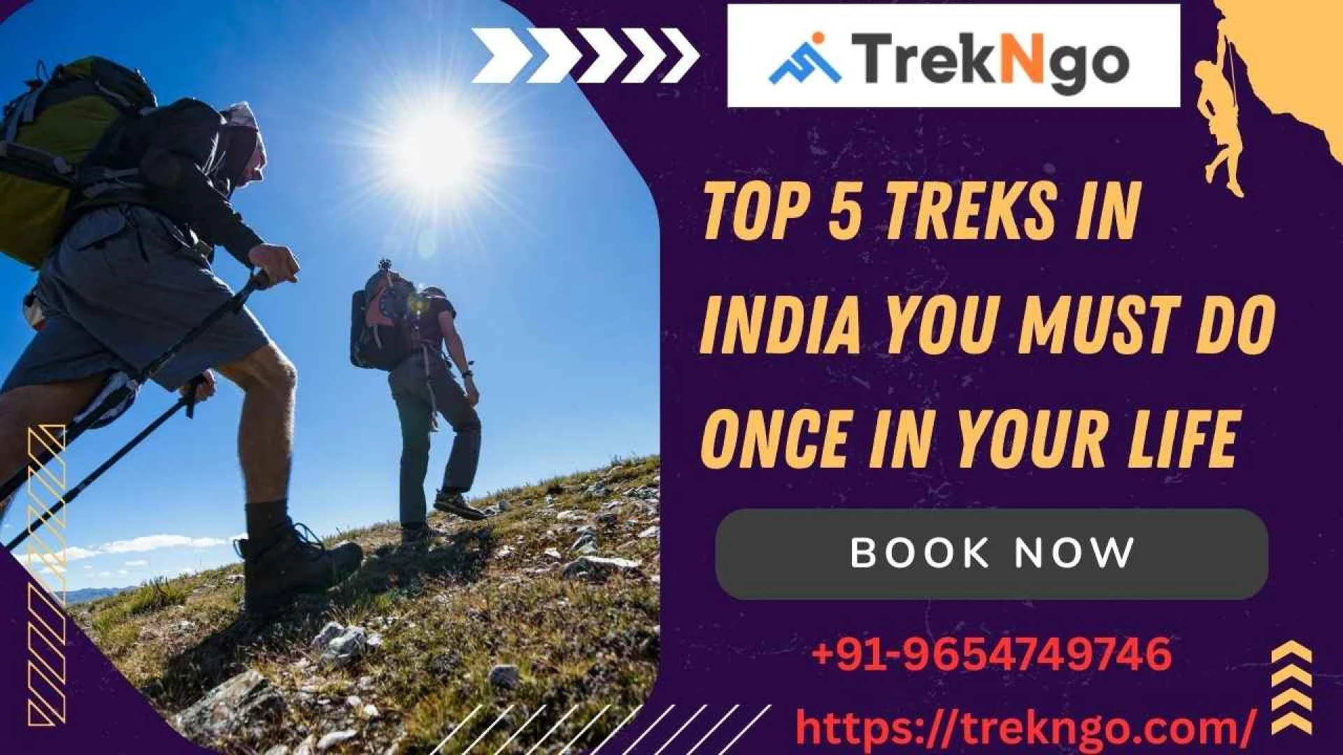 Top 5 Treks in India You Must Do Once in Your Life