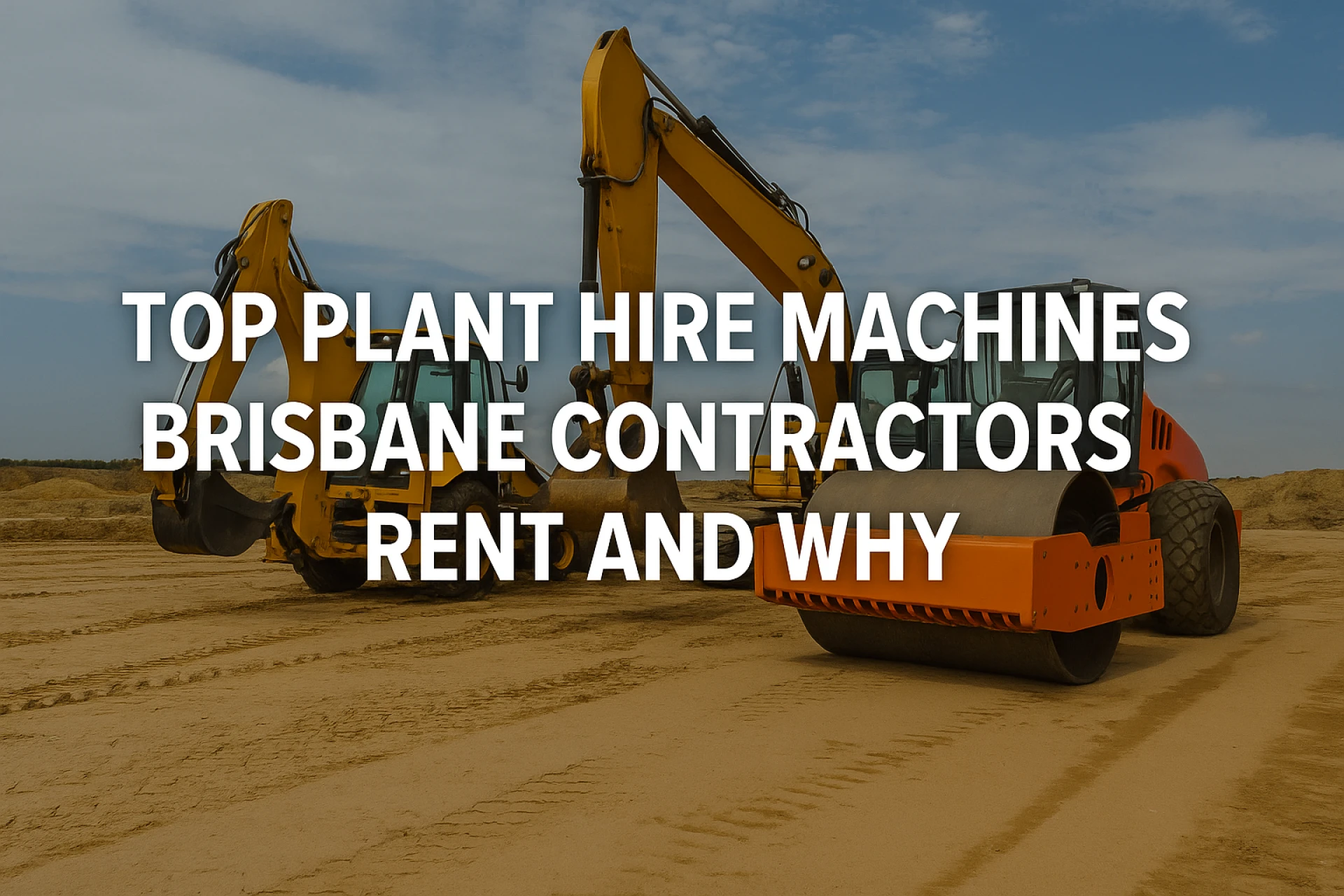 Top Plant Hire Machines Brisbane Contractors Rent And Why