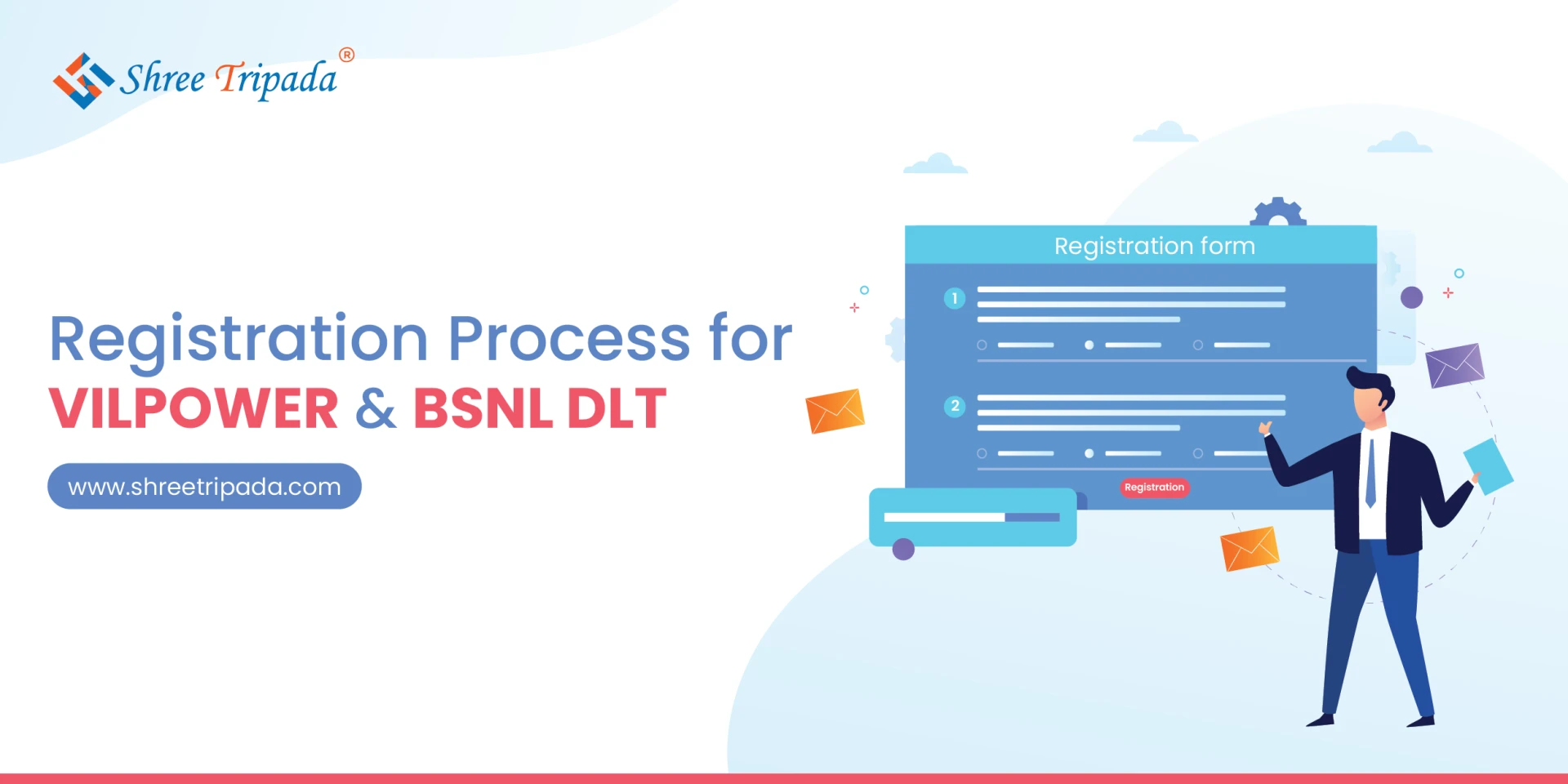 Registration Process for VILPOWER &amp; BSNL DLT - Shree Tripada
