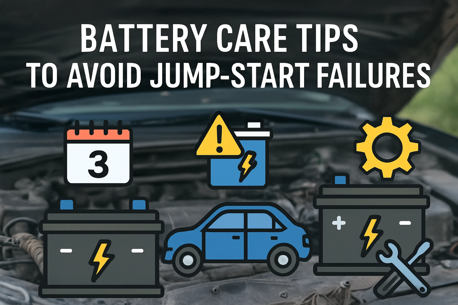 Battery Care Tips to Avoid Jump-Start Failures: Advice from a Towing Service Provider in Elk Grove Village