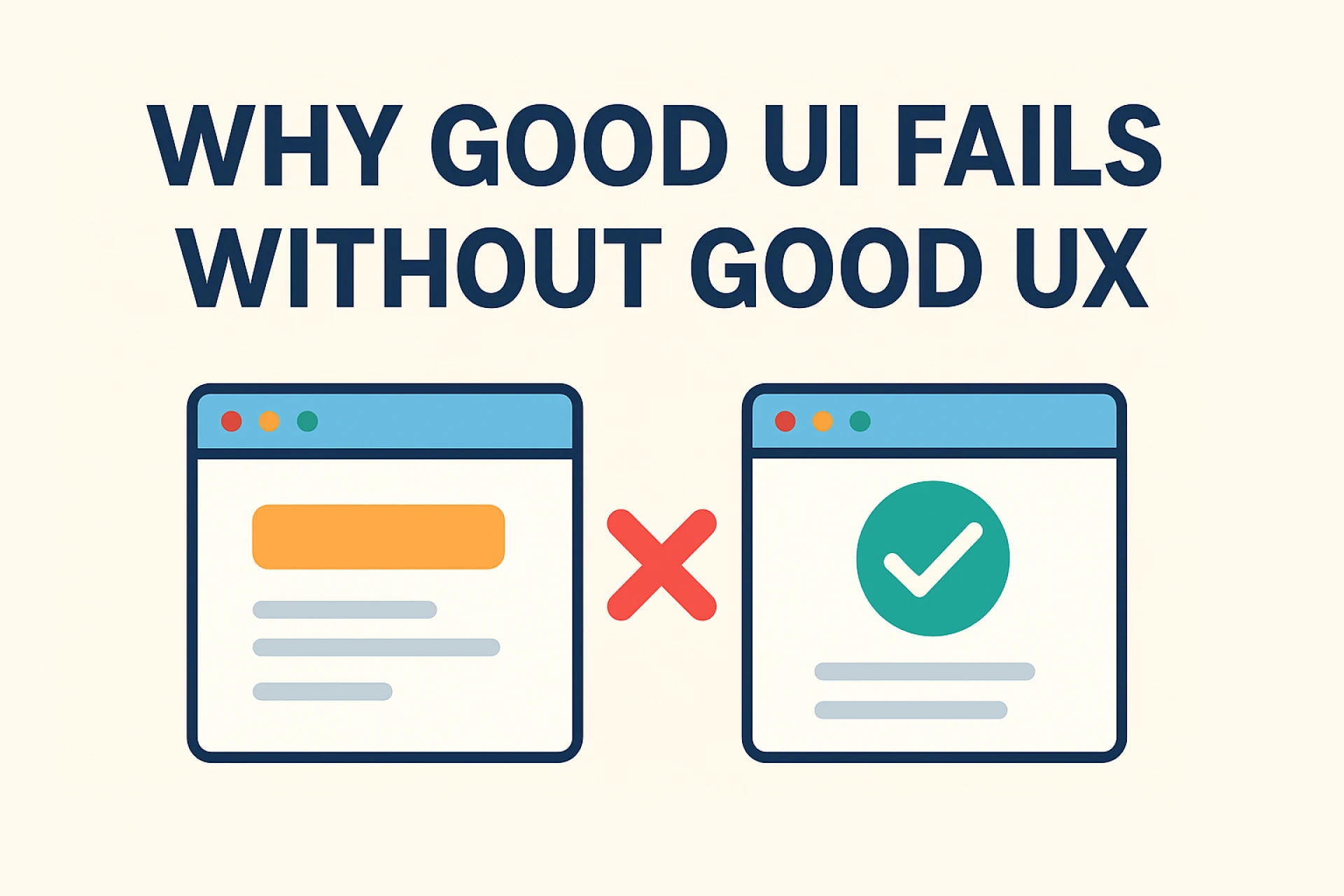 Why Good UI Fails Without Good UX