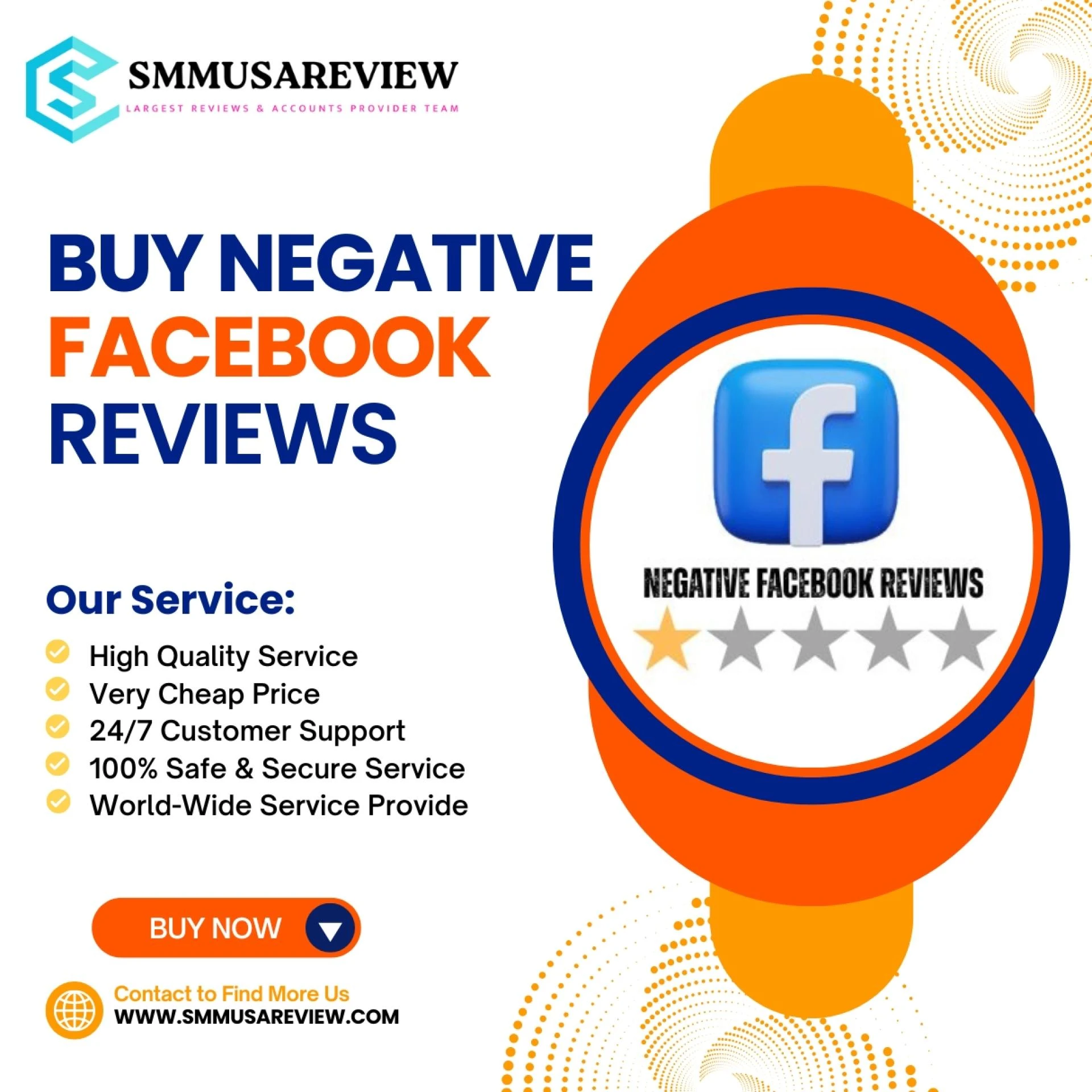 Buy 100 Negative Facebook Reviews on Black Friday and Get 50% Discount
