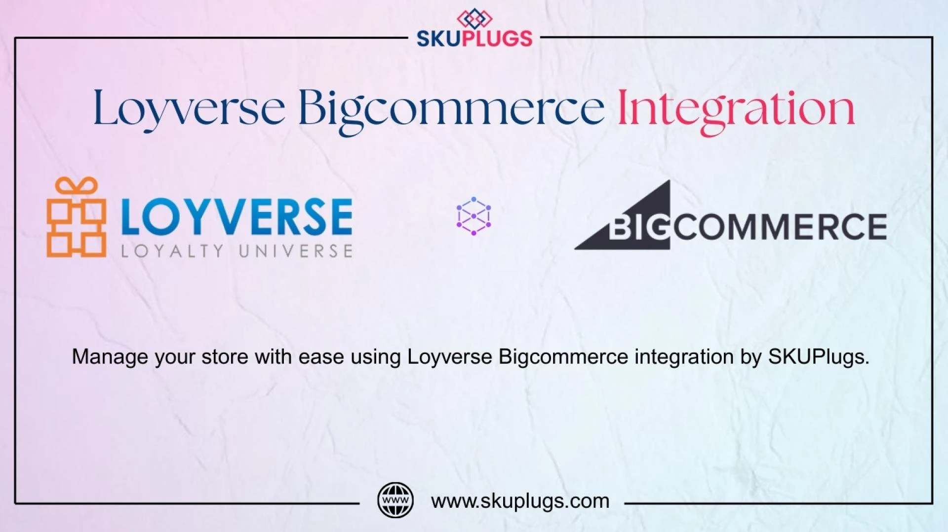 Integration of Loyverse and BigCommerce by SKUPlugs