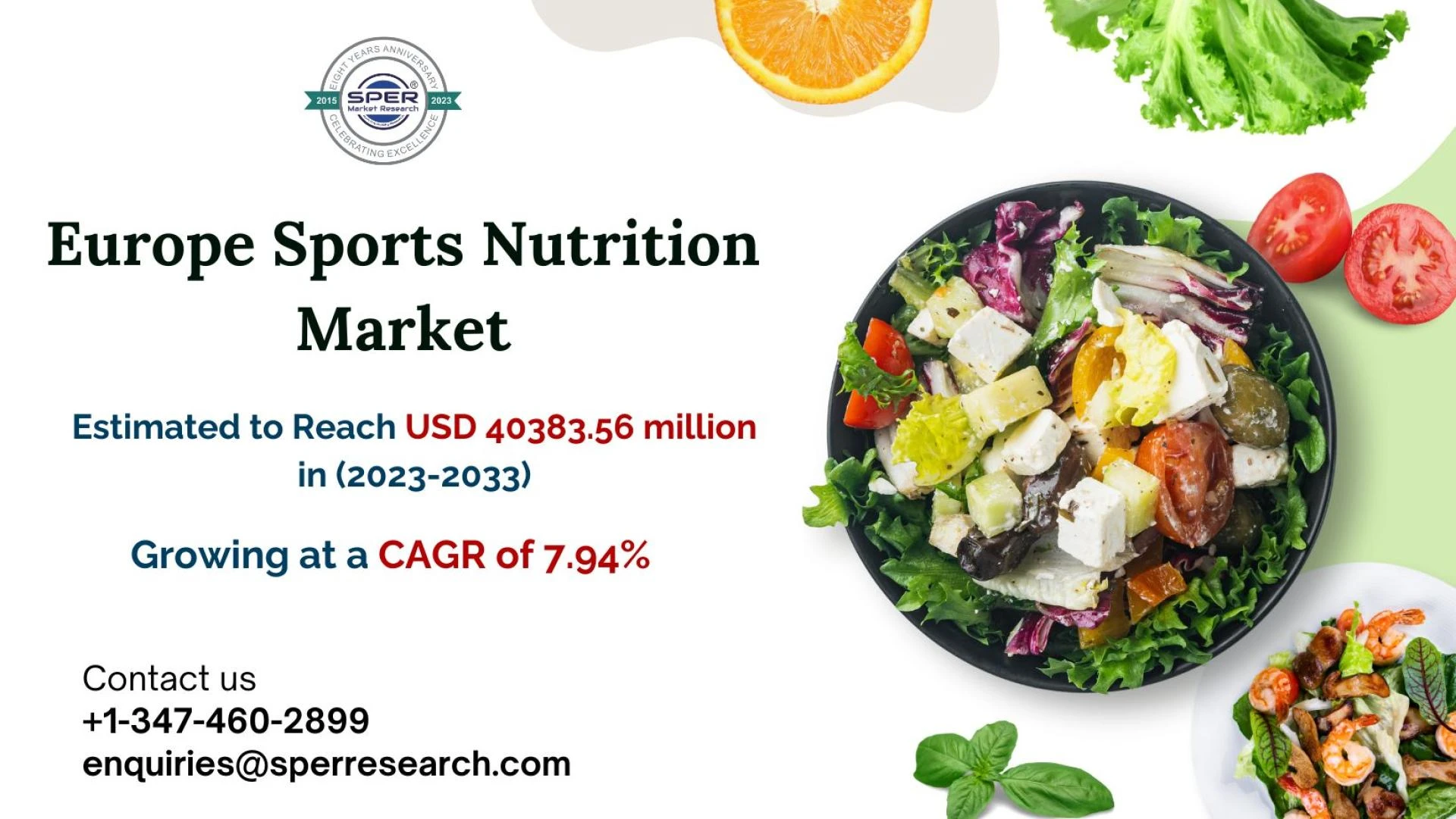 Europe Sports Supplements Market Share, Revenue, Growth, Upcoming Trends, Future Opportunities and Forecast 2023-2033: SPER Market Research