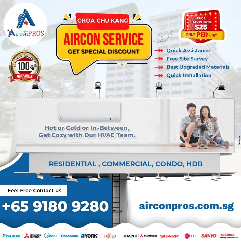 Aircon servicing in Choa chu kang