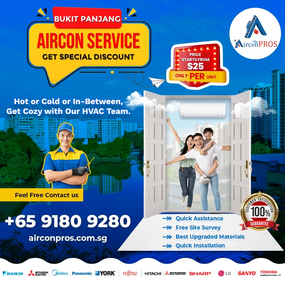 Aircon servicing in Bukit panjang