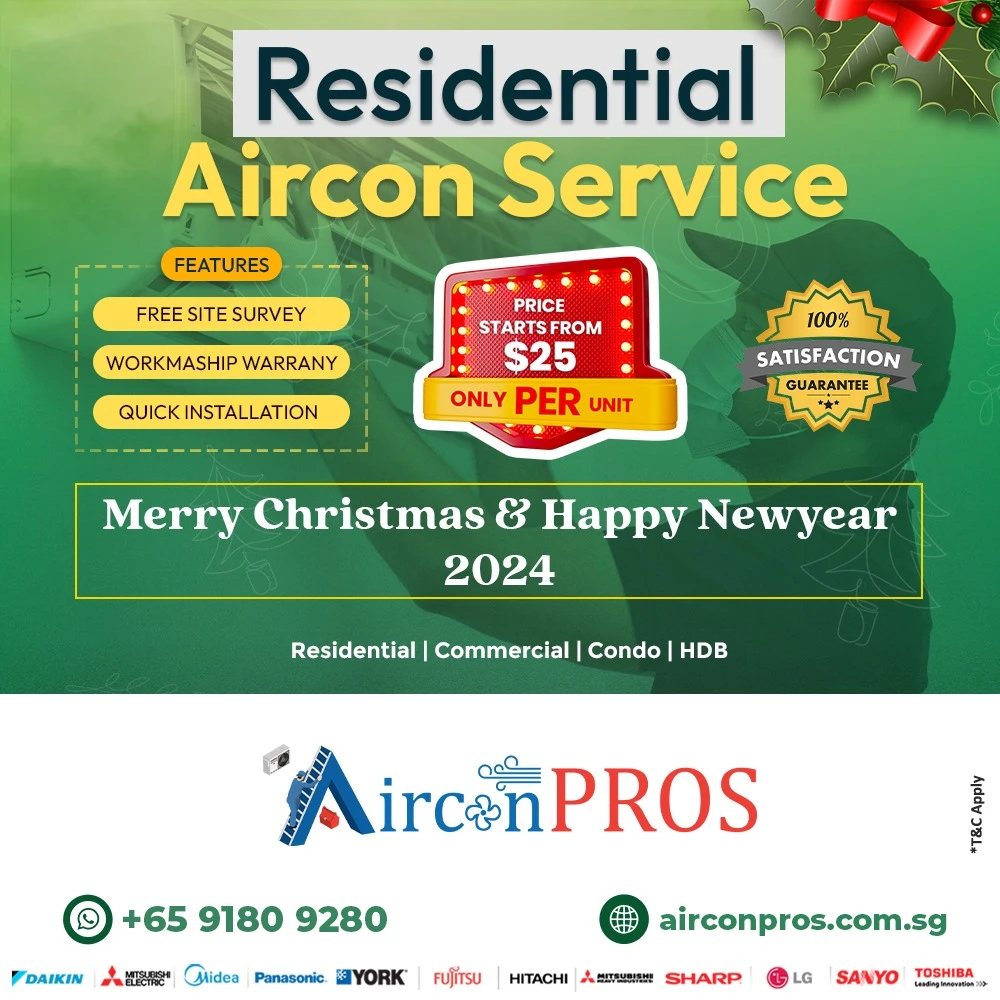 Best Residential Aircon servicing company in Singapore