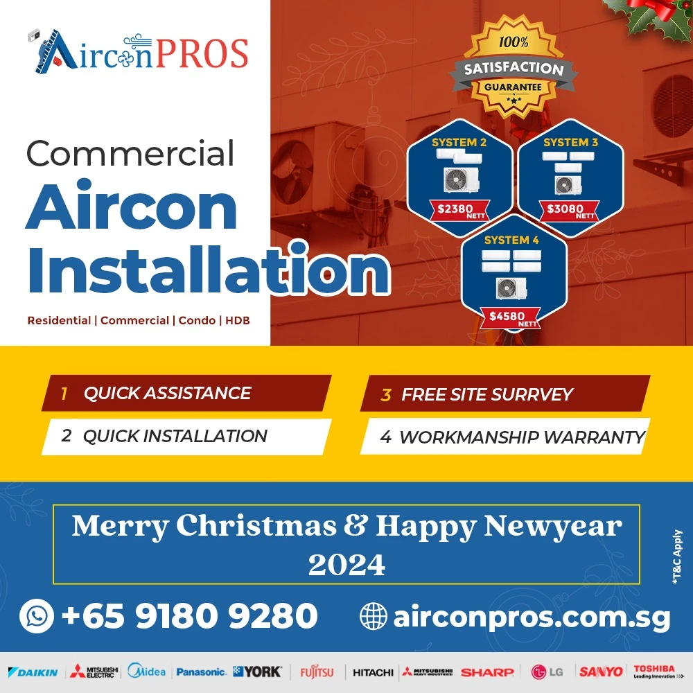 Best Commercial Aircon installation company in Singapore