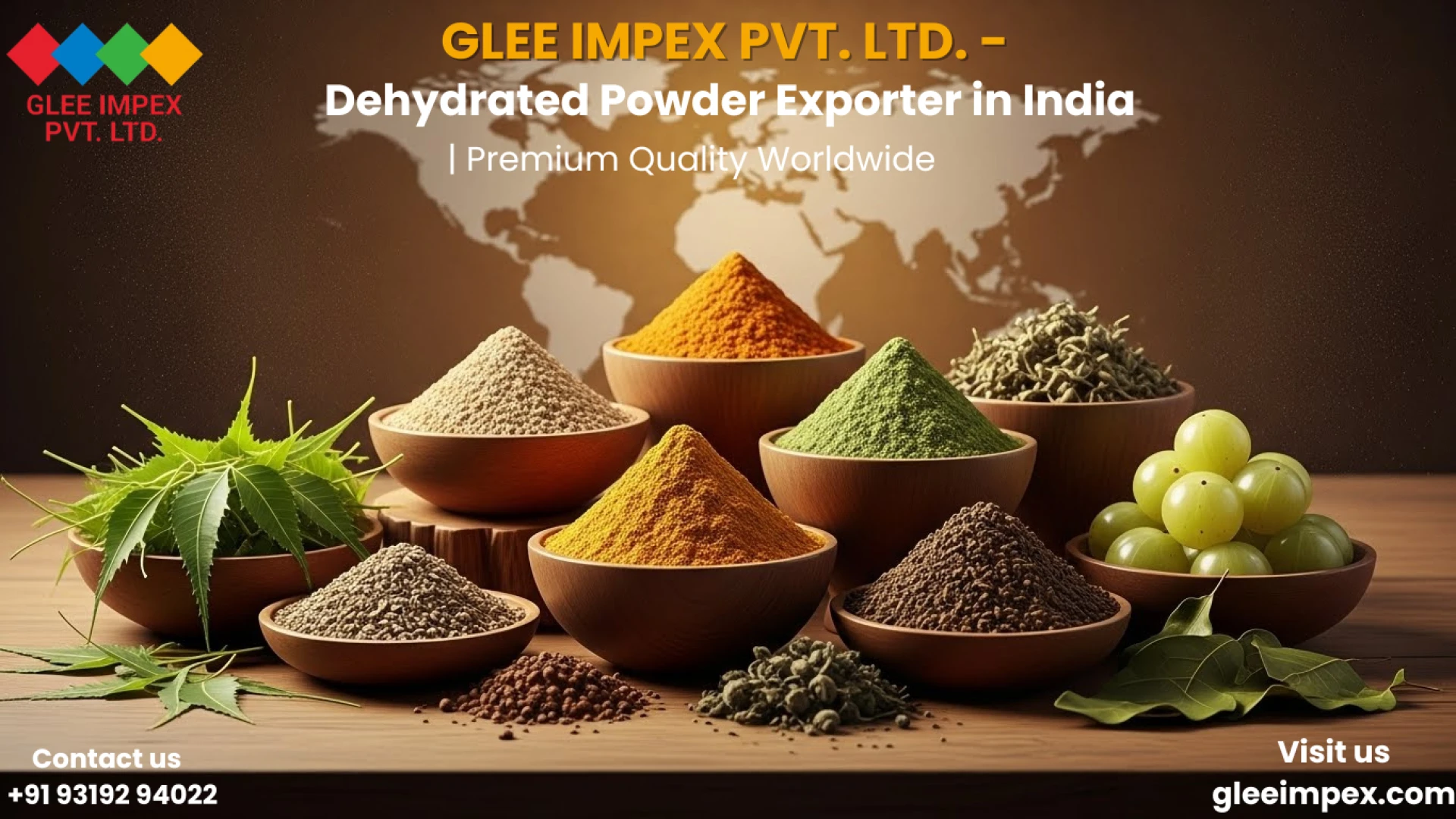 Glee Impex Pvt. Ltd. – Leading Powder Exporter in India with a Global Reputation for Purity & Quality