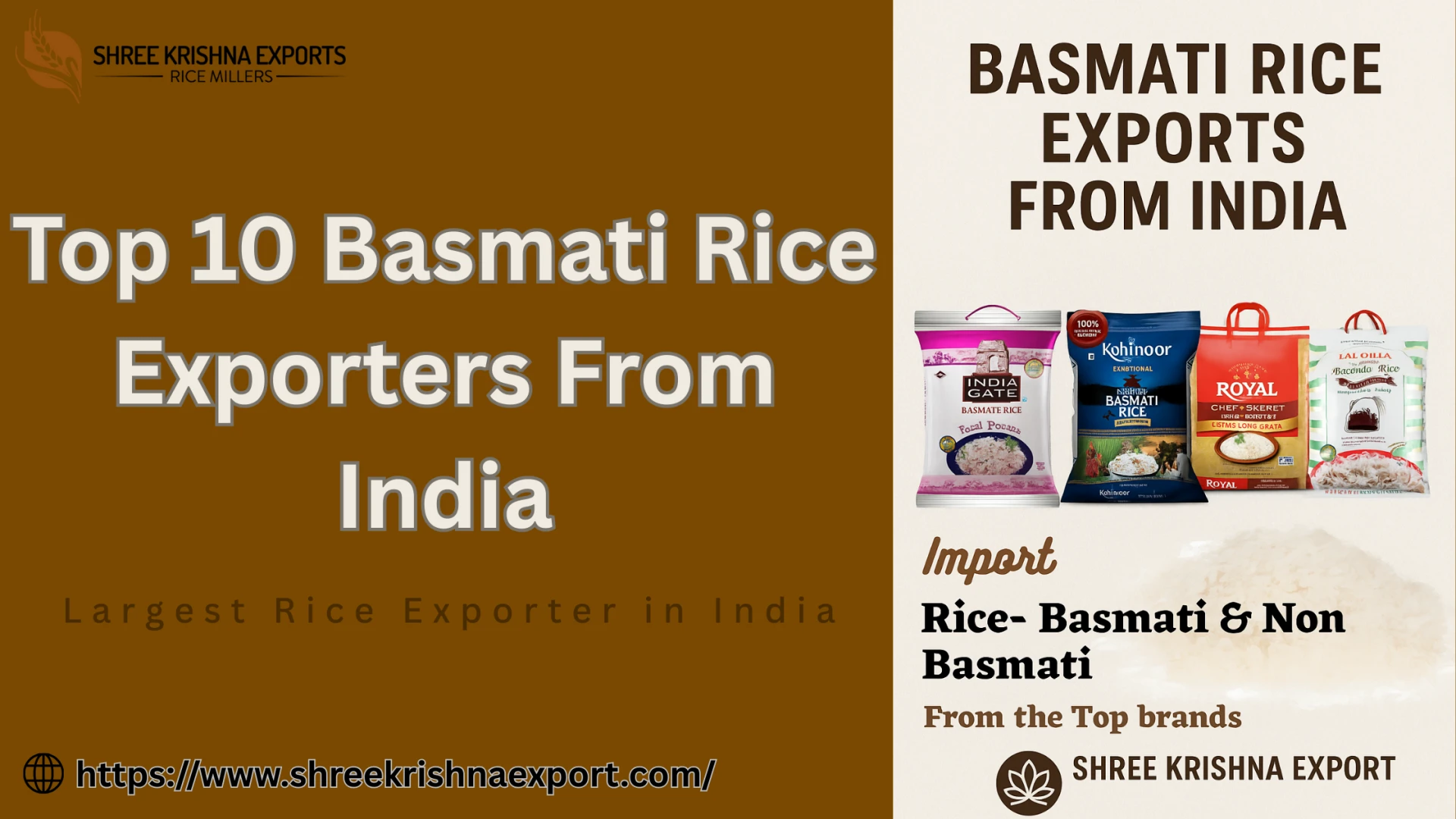 Top 10 Basmati Rice Exporters in India - Shree Krishna Export