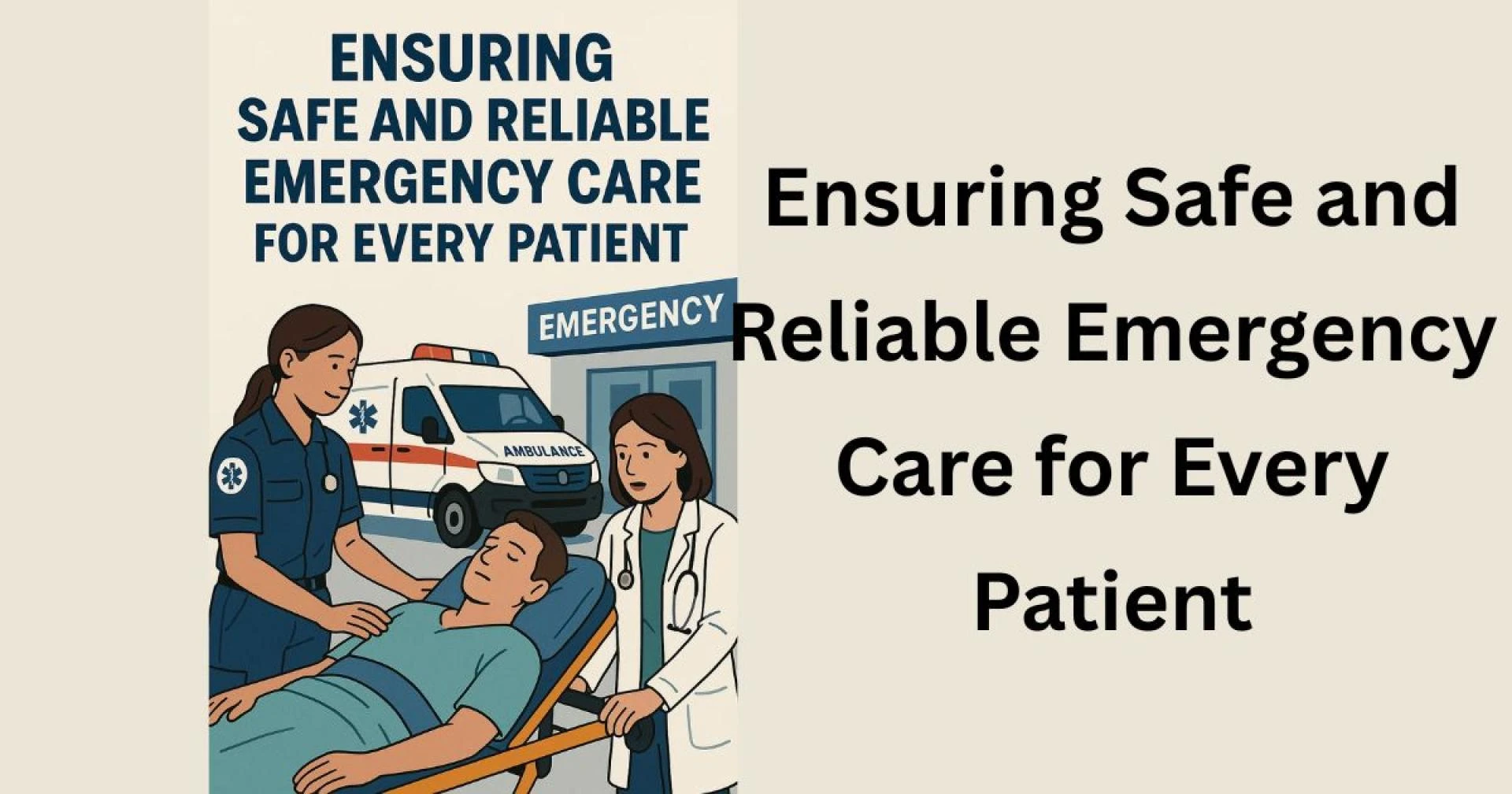Ensuring Safe and Reliable Emergency Care for Every Patient