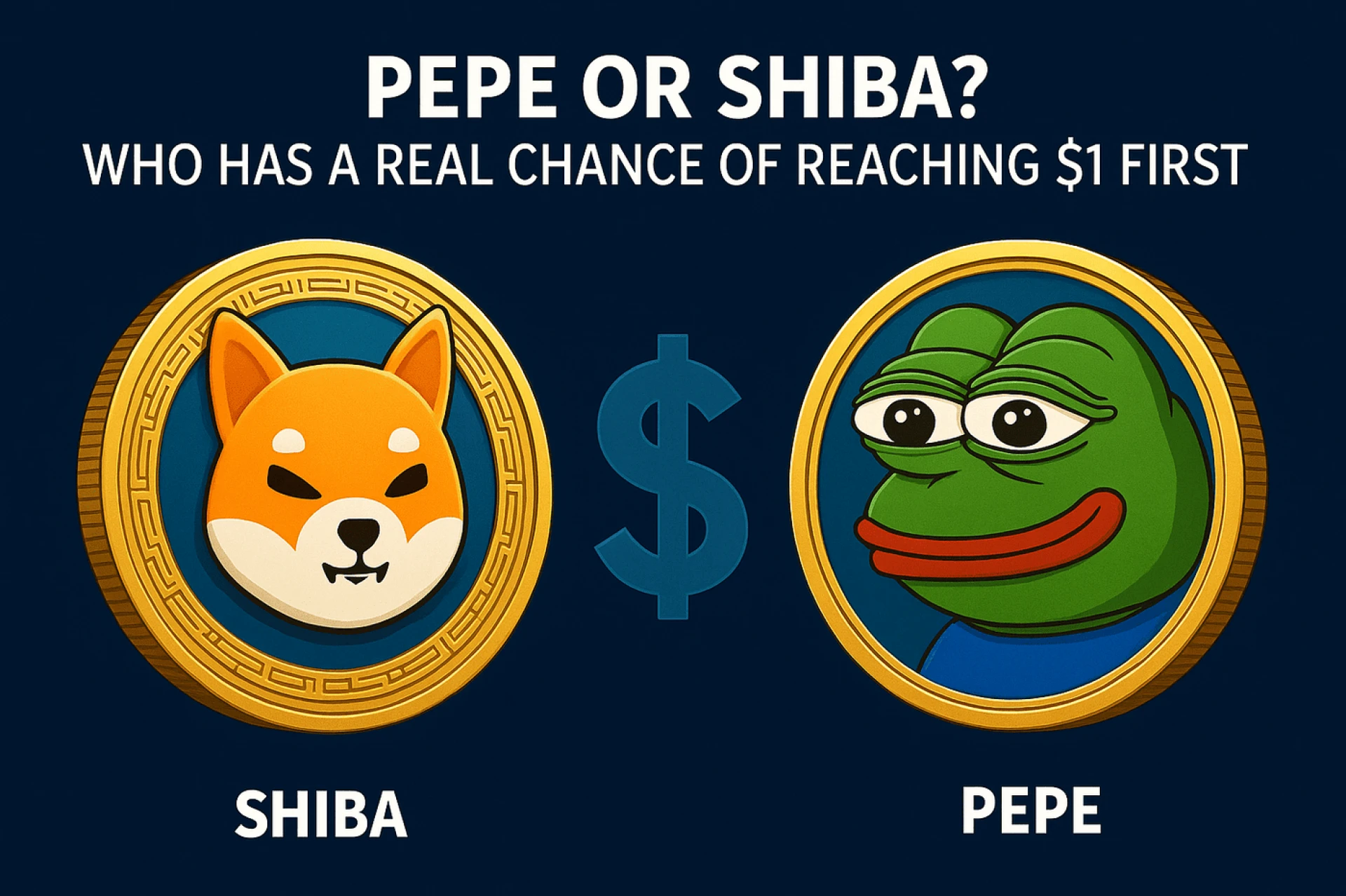 Pepe or Shiba? Who Has a Real Chance of Reaching $1 First