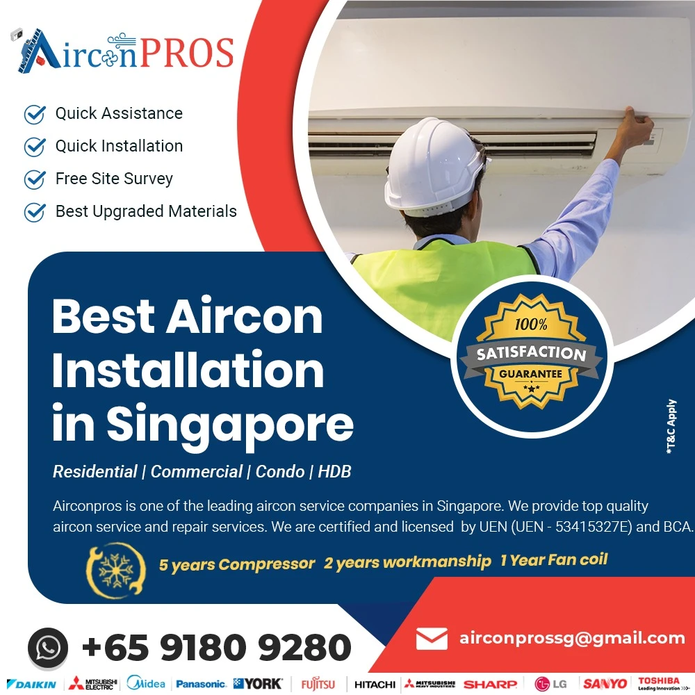 Best Aircon installation in Singapore