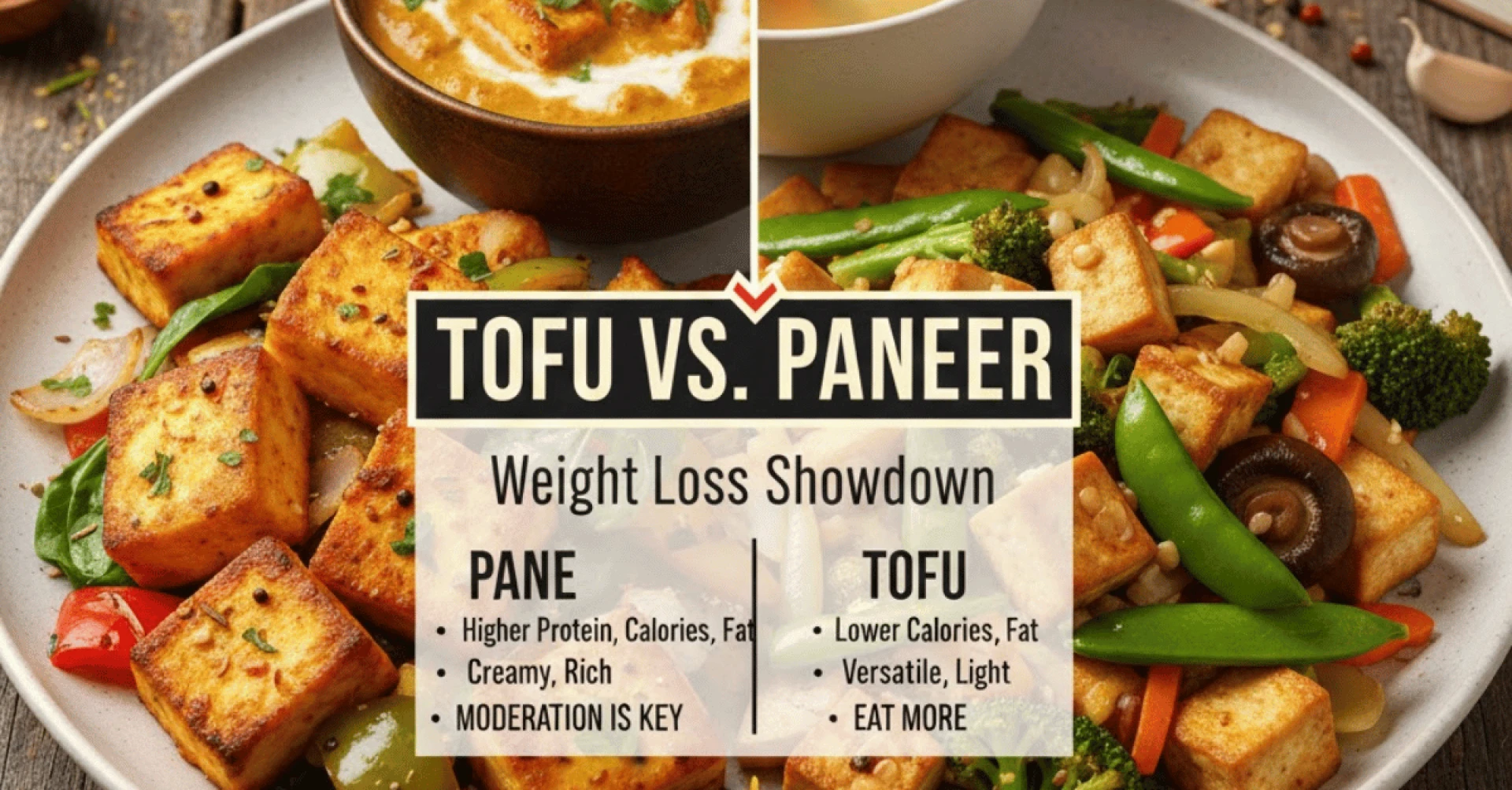 Tofu vs Paneer for Fat Loss: Complete Indian Diet Comparison