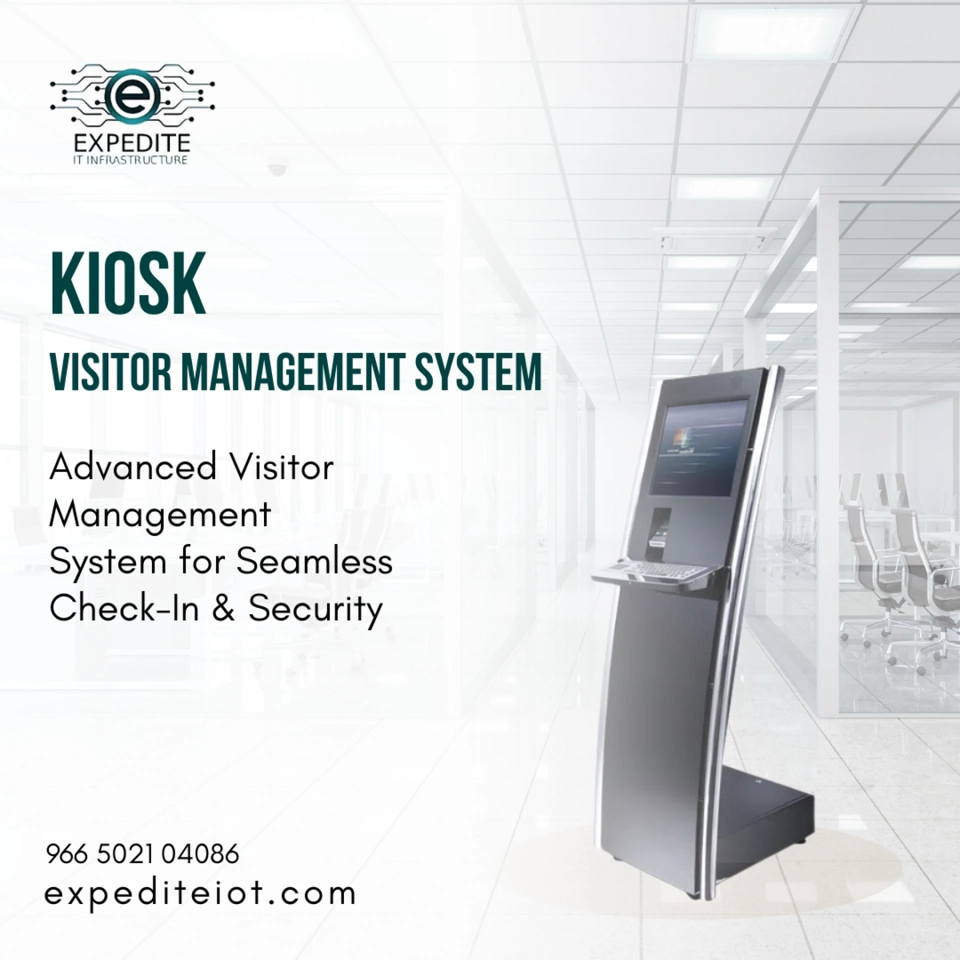 KSA Visitor Control: Kiosk Powered
