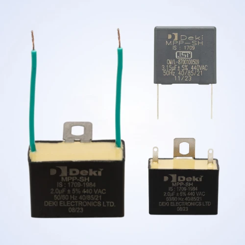 Metallized Polypropylene Fan Motor Run Film Capacitors (MPP-SH) – Rectangular Box Type
