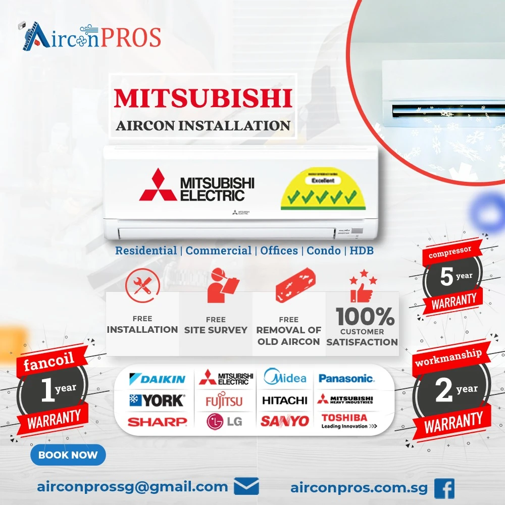 Mitsubishi Aircon Installation