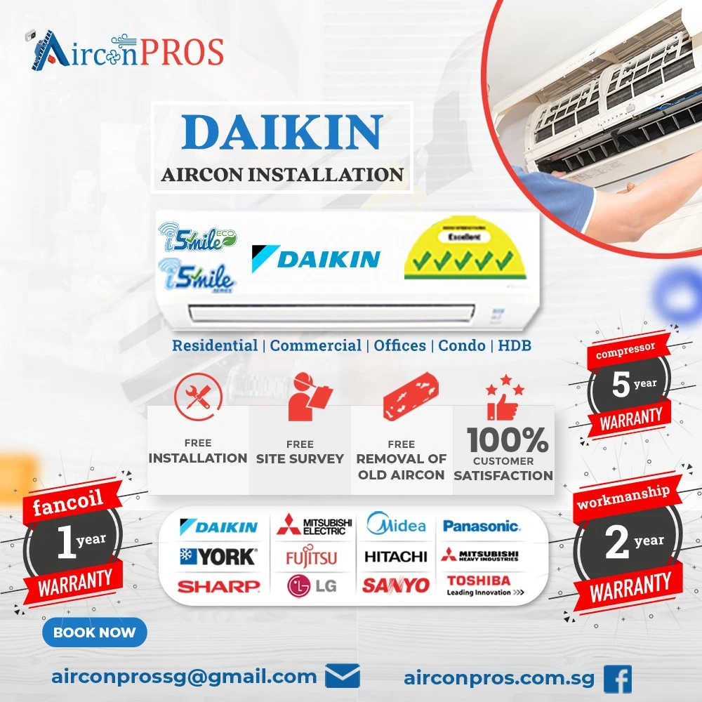Daikin Aircon Installation
