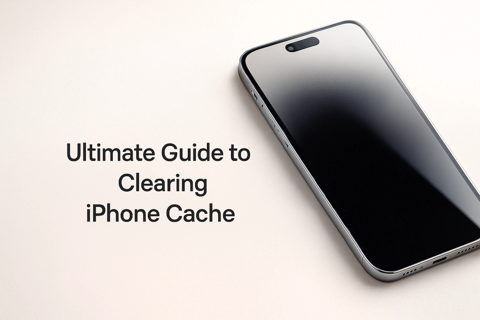 How to Easily Clear Cache on iPhone for Faster Performance