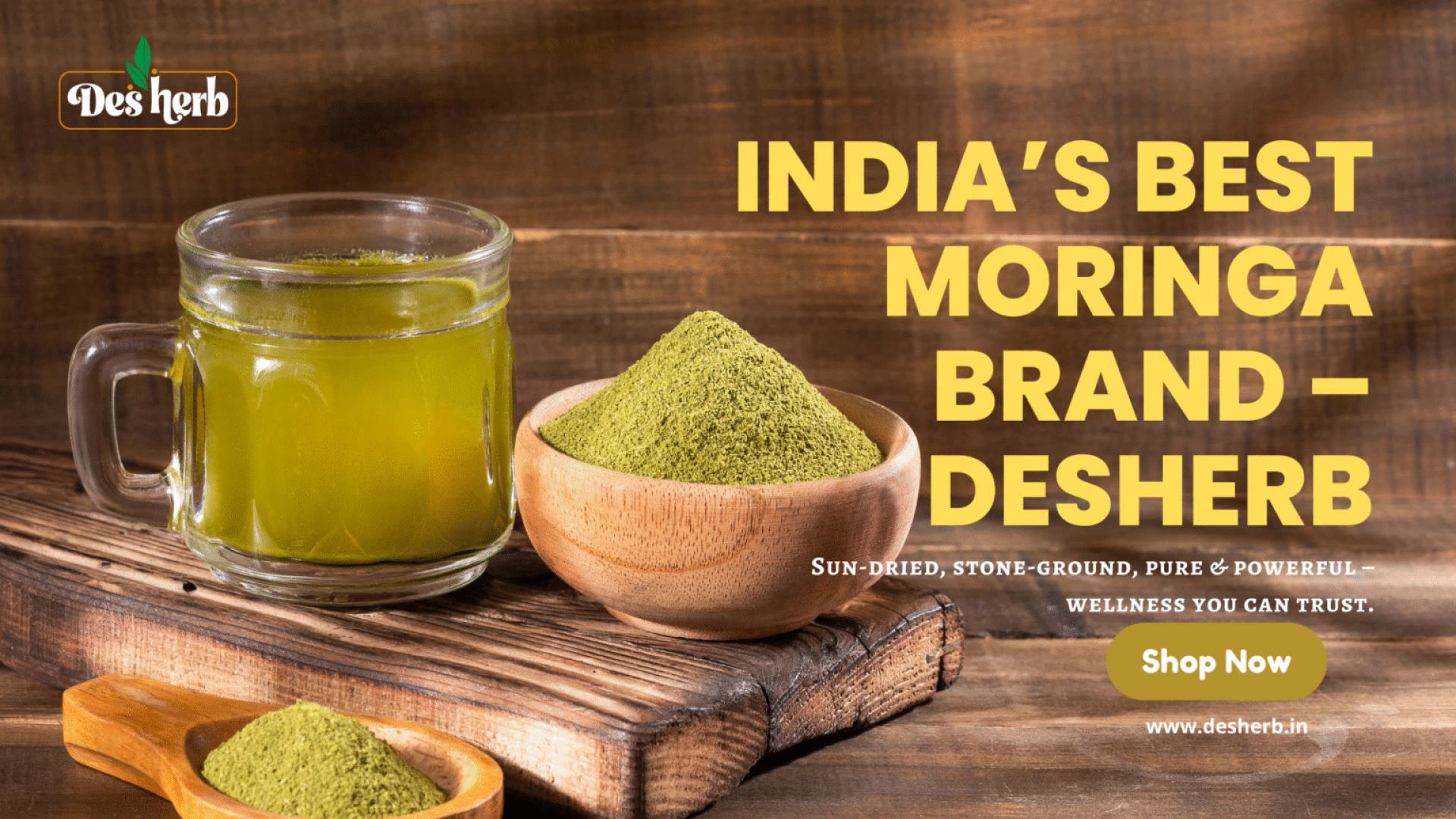 Best Moringa Powder Brand in India : Why Desherb Stands Out