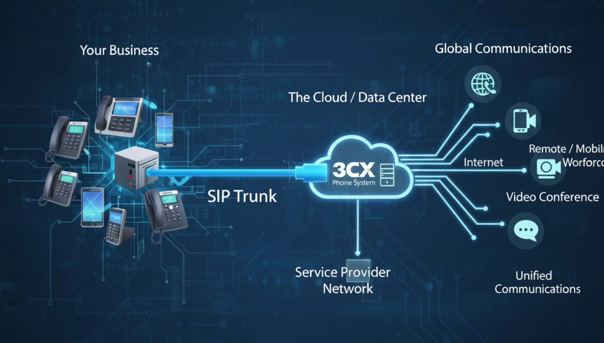 Enhancing Remote Work Efficiency with 3CX Hosted Solutions