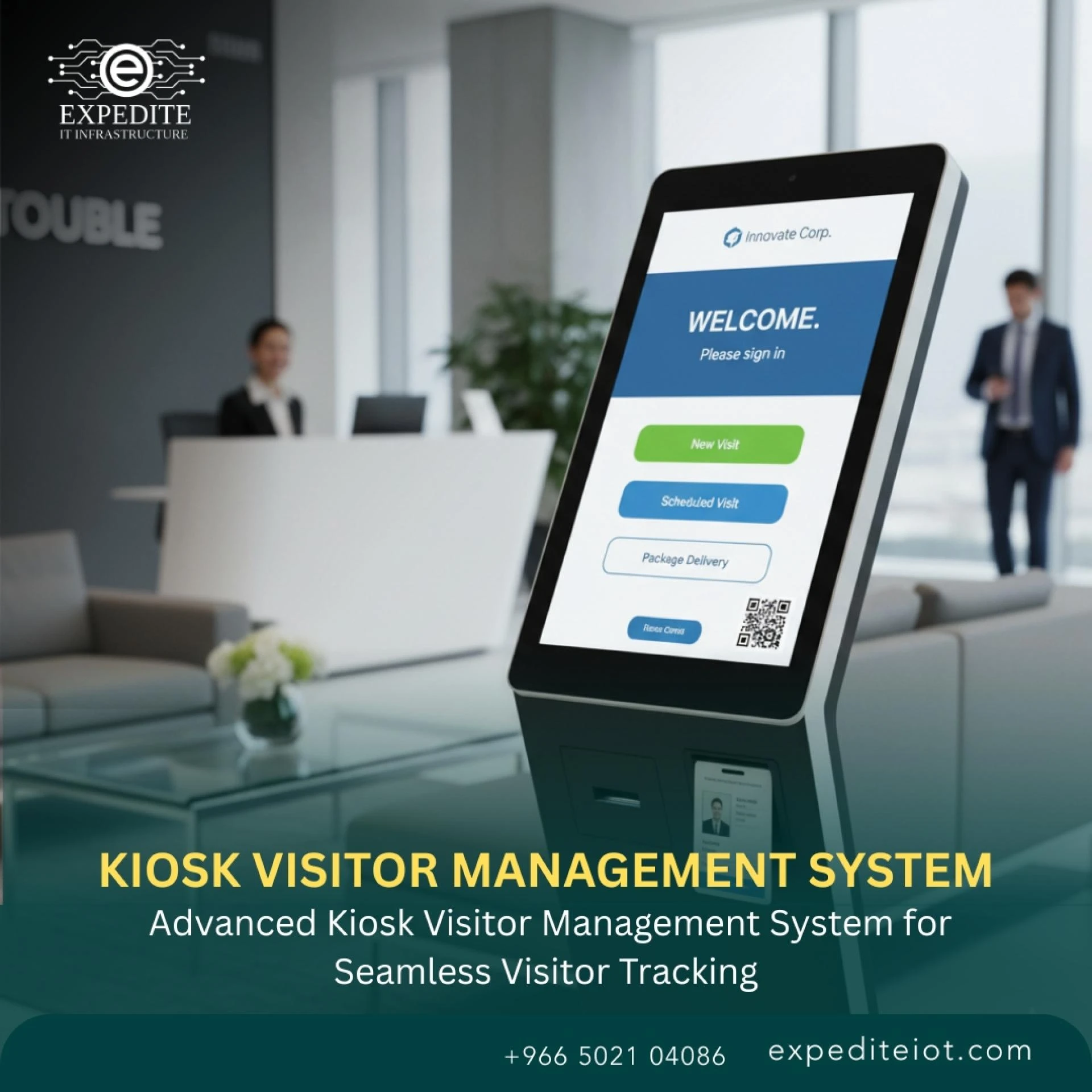 Improve Front Desk Operations with Self-Service Visitor Kiosks in Qatar
