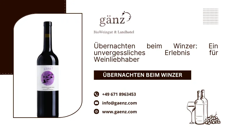 Übernachten beim Winzer