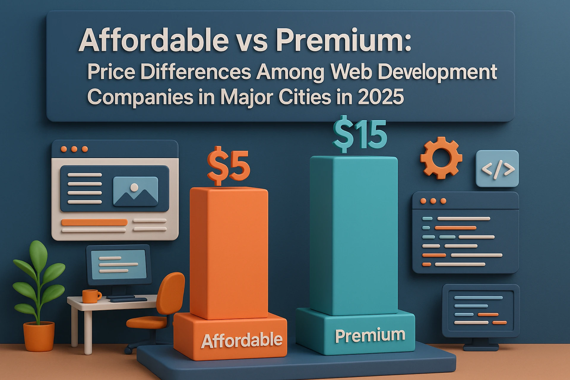 Affordable vs Premium: Price Differences Among Web Development Companies in Major Cities in 2025