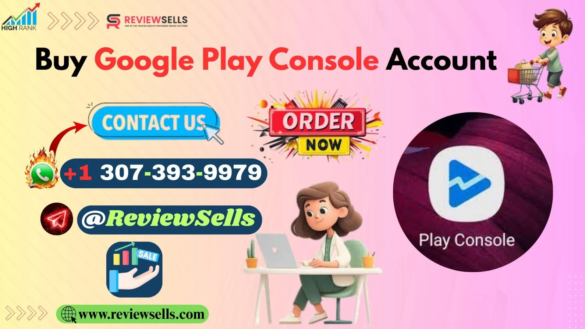 Create or Buy Google Play Console Account