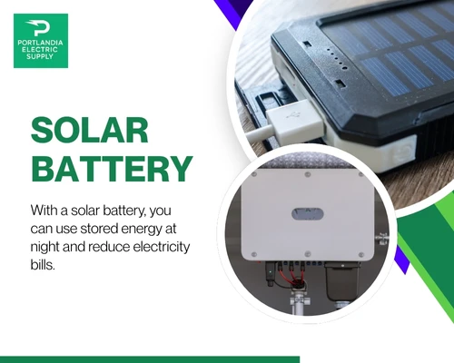 How do solar batteries work with residential solar panels?