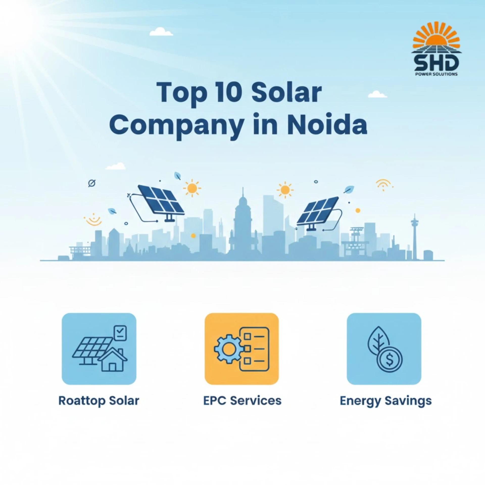 Top 10 Solar Company in Noida You Can Trust for Home & Commercial Solar