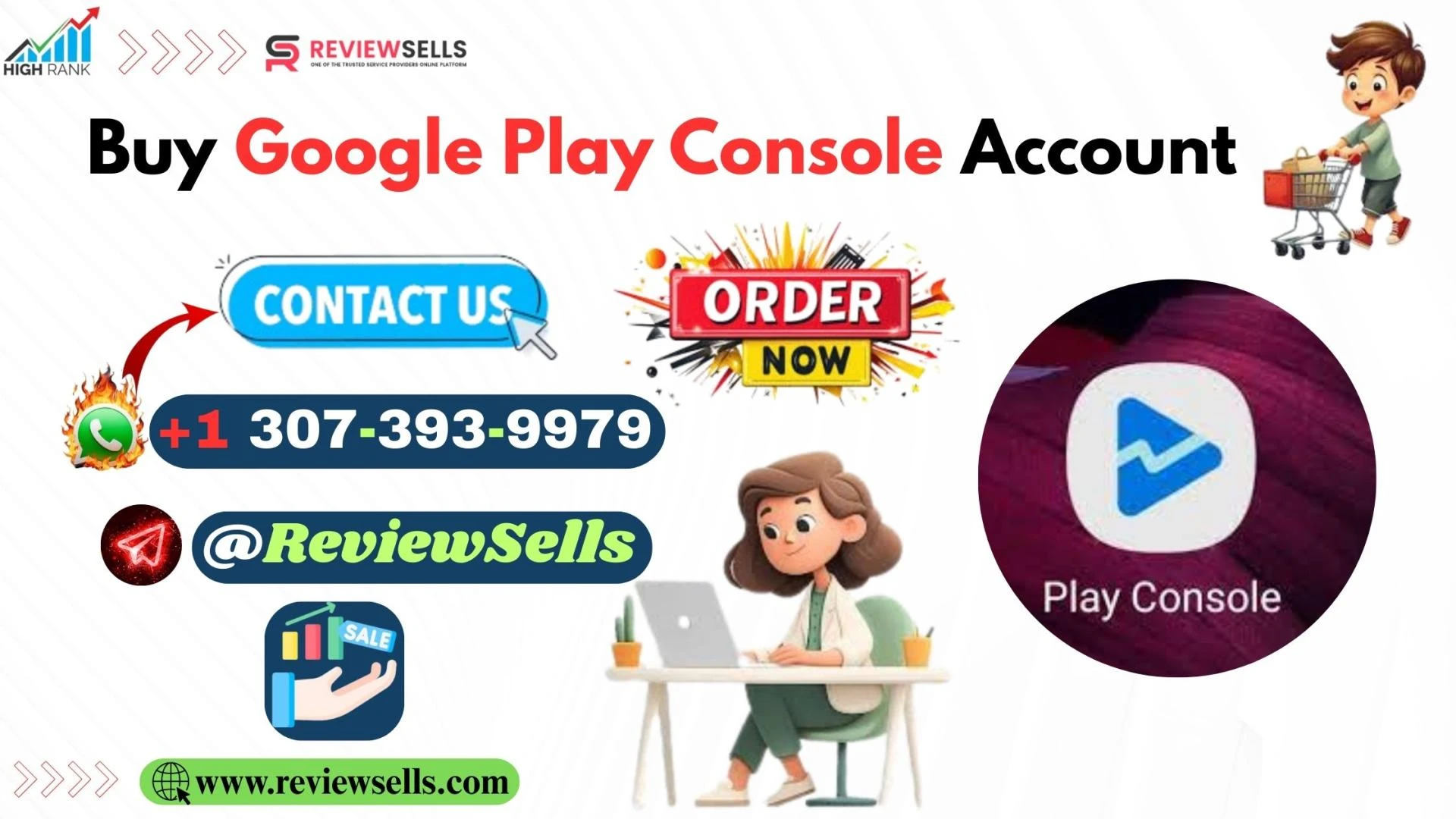 Buy Google Play Console Account – Verified & Secure | ReviewSells