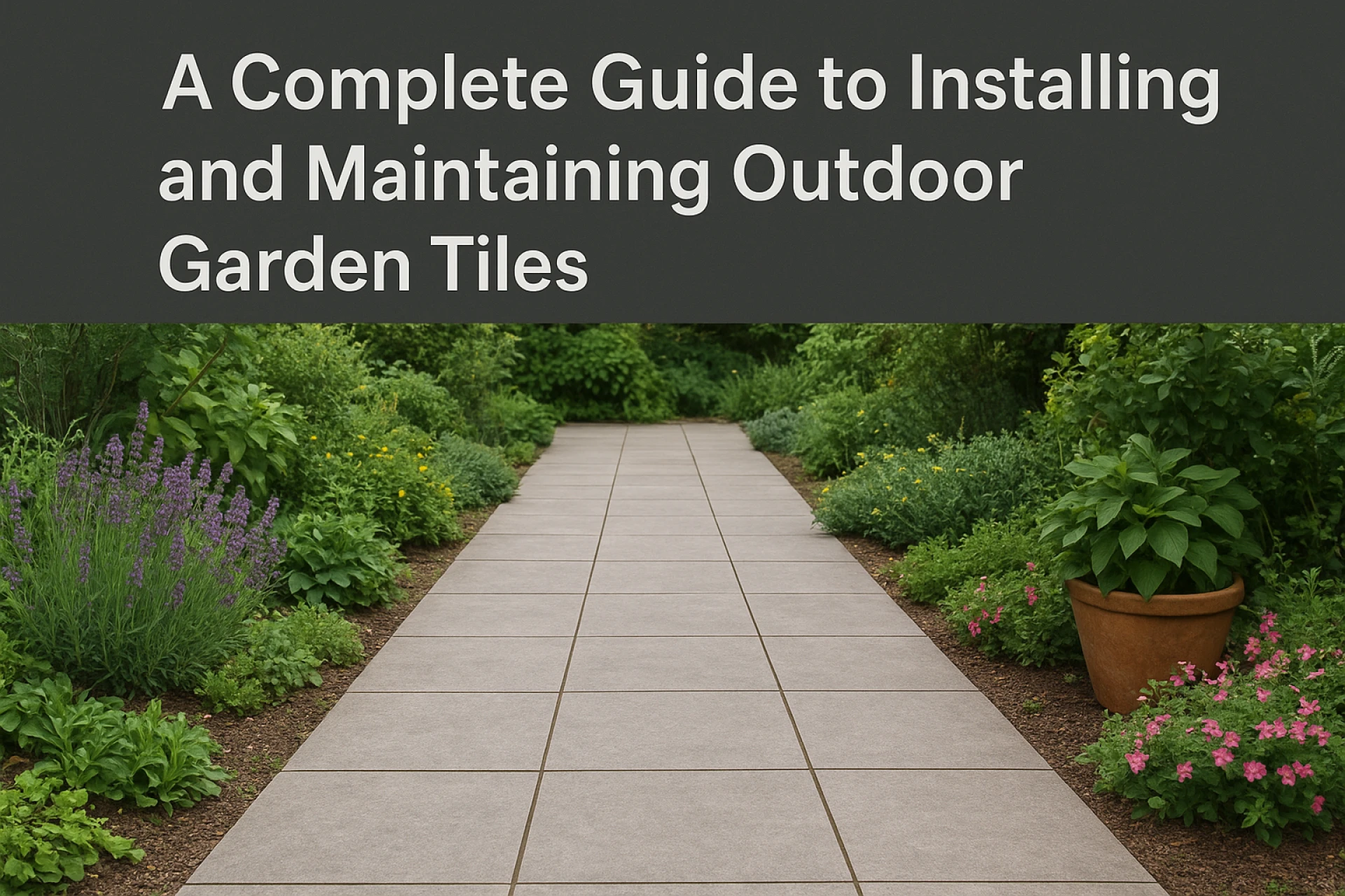 A Complete Guide to Installing and Maintaining Outdoor Garden Tiles
