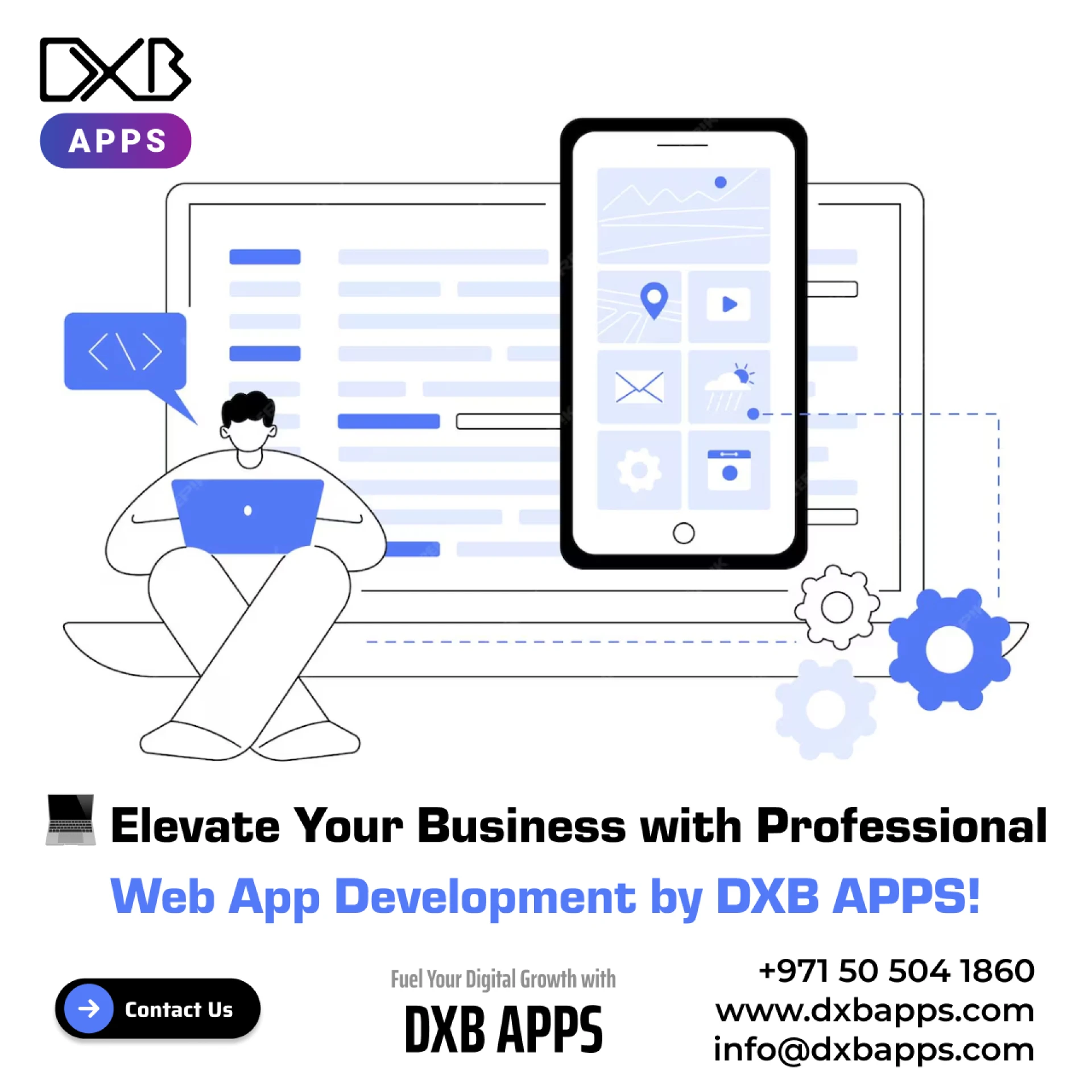 Choose DXB APPS for top mobile app development Abu Dhabi services