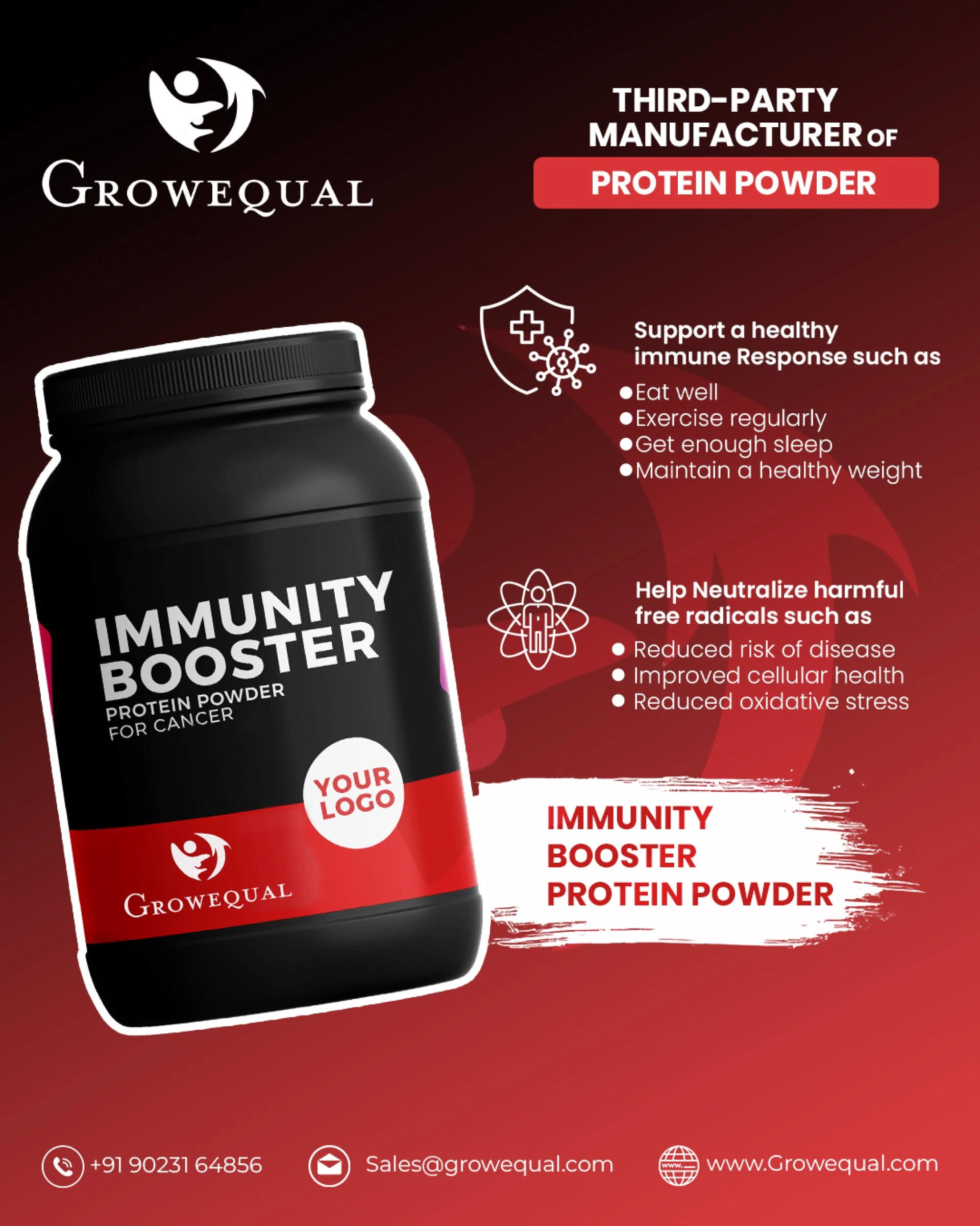 Top Immunity Booster Protein Powder for Cancer — Grow Equal
