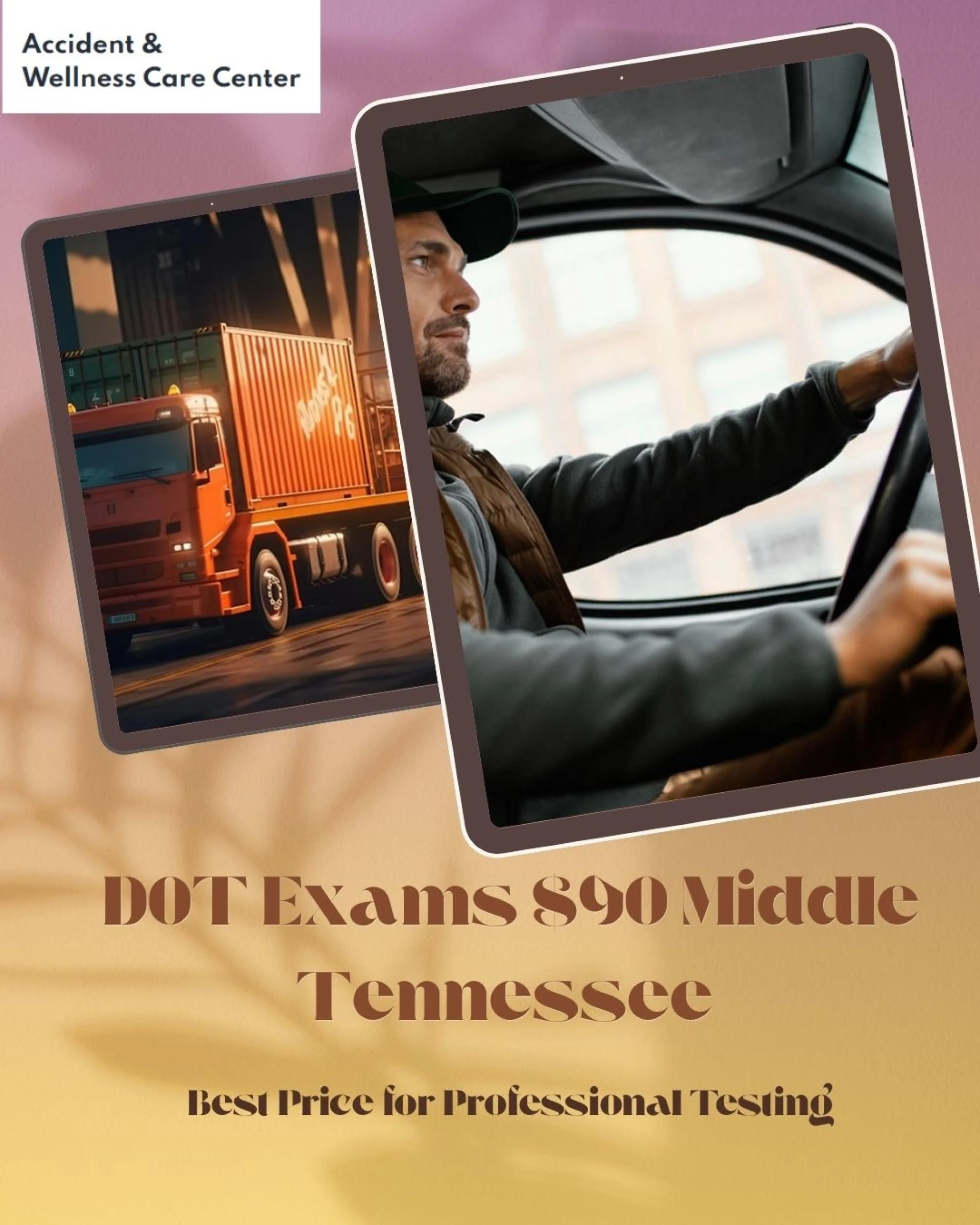DOT Exams $90 Middle Tennessee – Best Price for Professional Testing