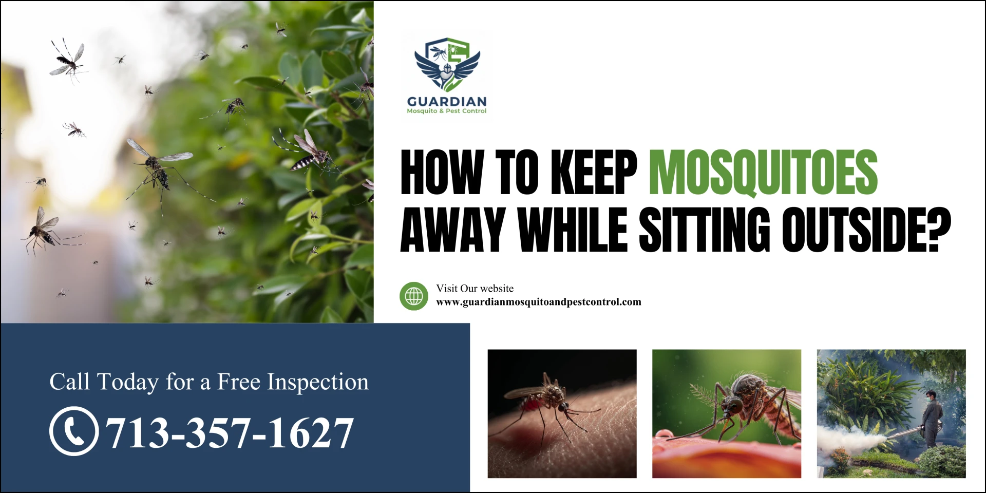 How to Keep Mosquitoes Away While Sitting Outside?