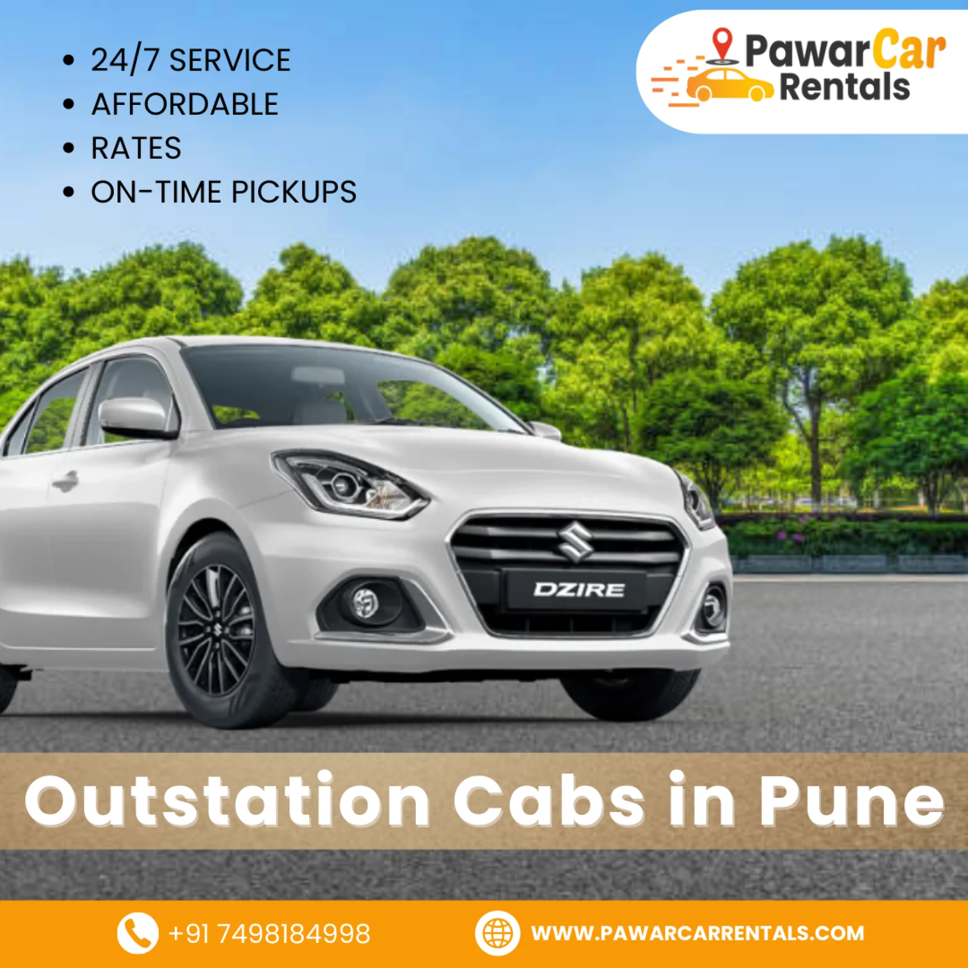 Outstation Cabs in Pune With Reliable Cab Service
